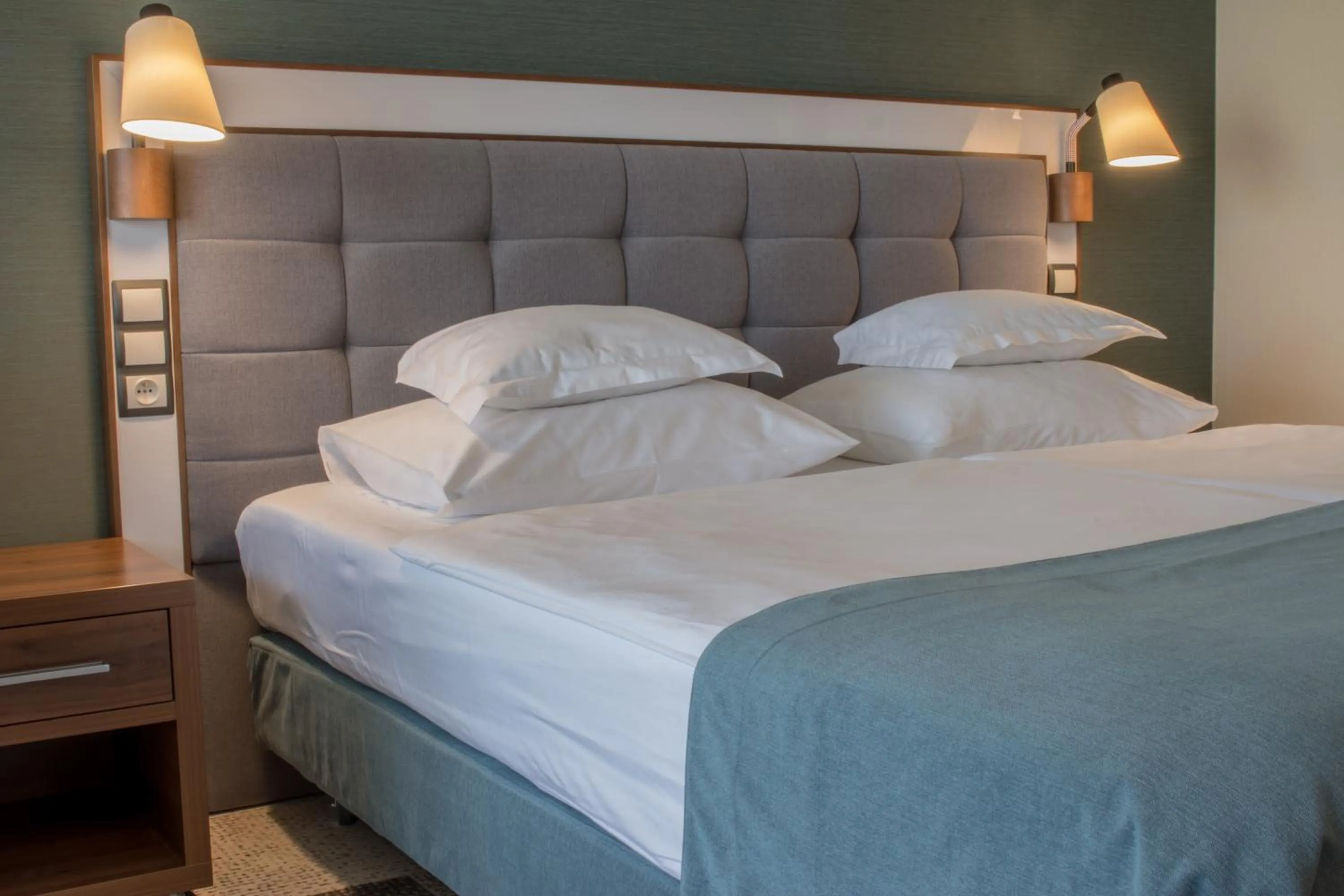 Bed in Hotel Aquarius SPA