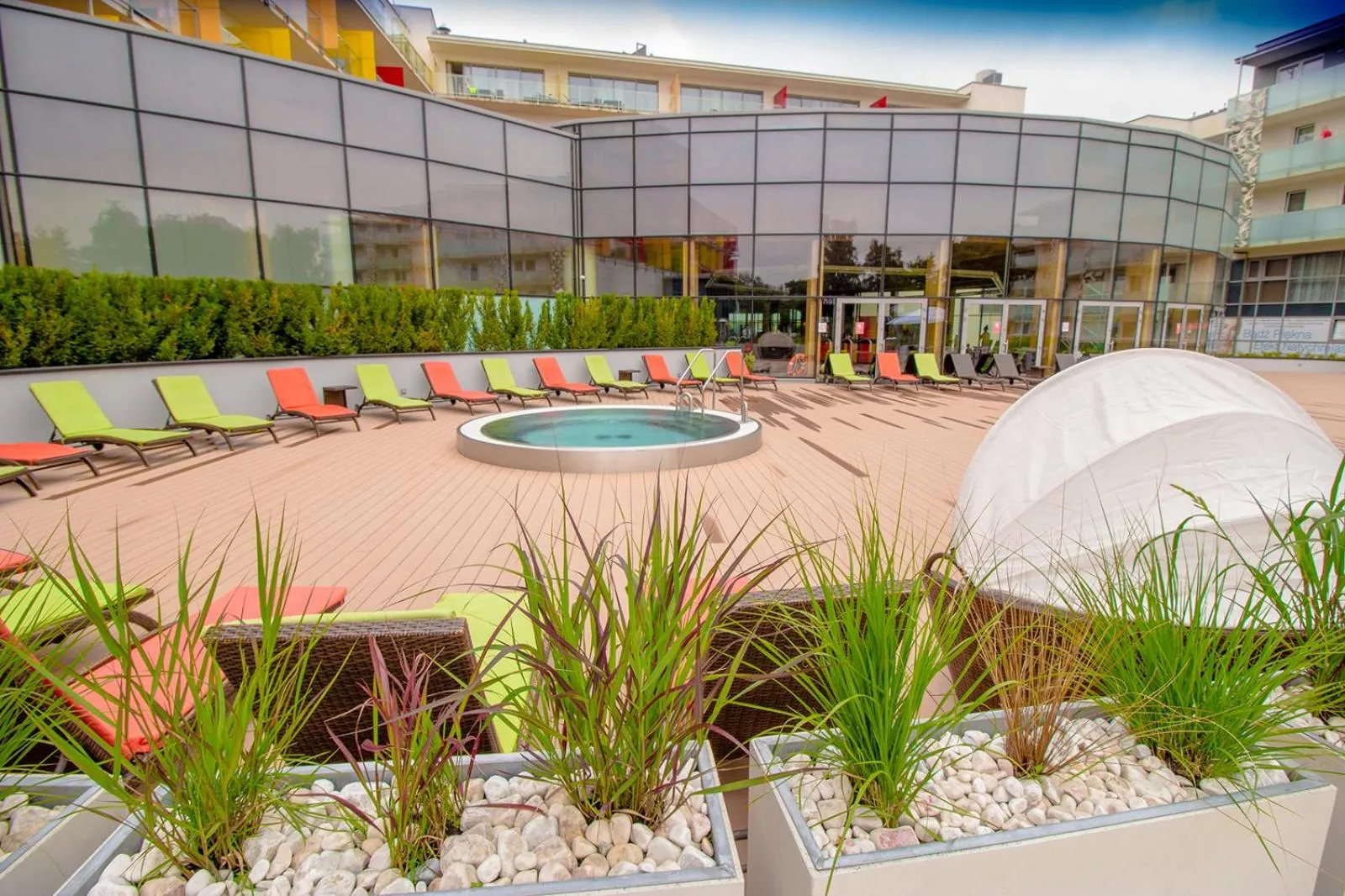 Balcony/Terrace in Hotel Aquarius SPA