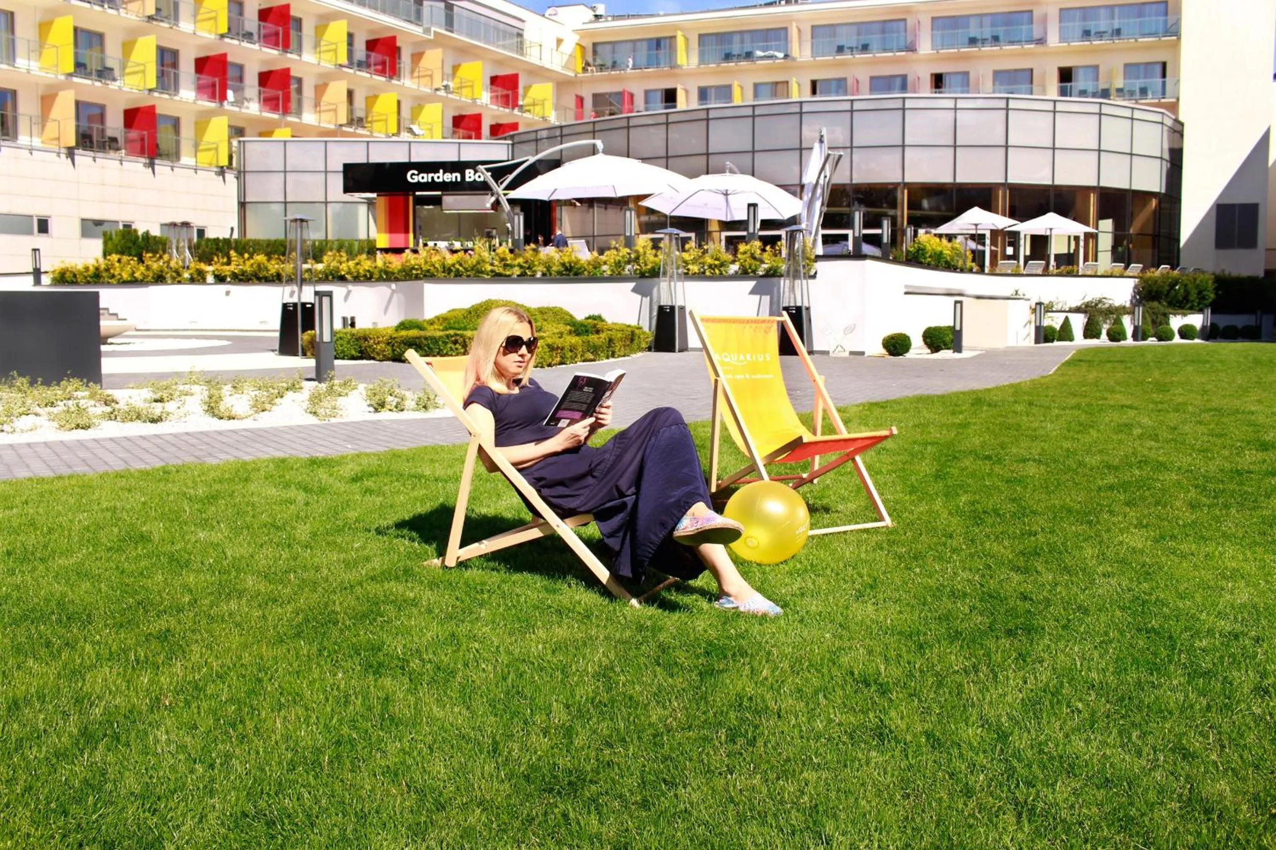 Garden in Hotel Aquarius SPA
