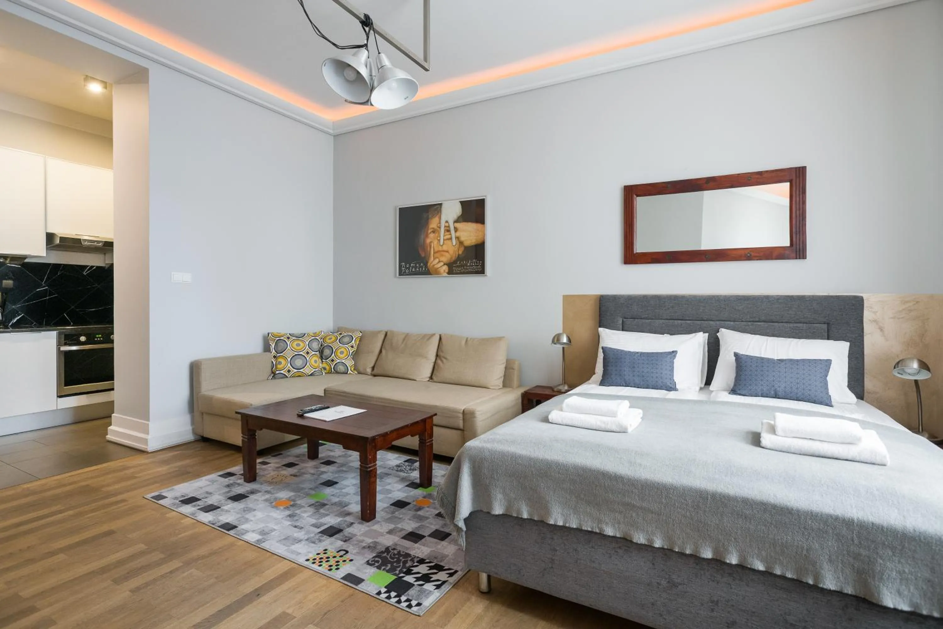 Bed in Yourplace Biskupia Old Town Apartments