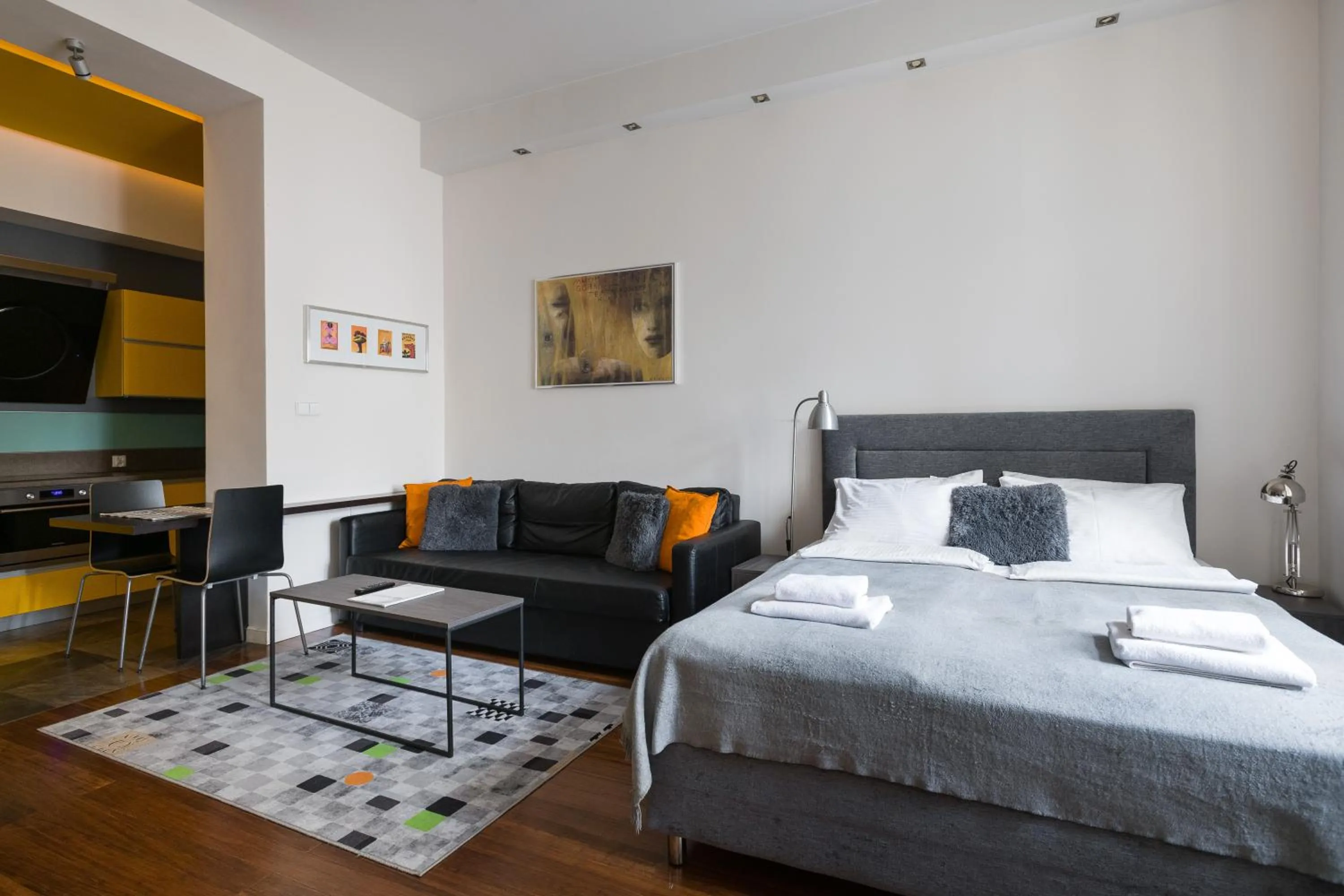 Bed in Yourplace Biskupia Old Town Apartments