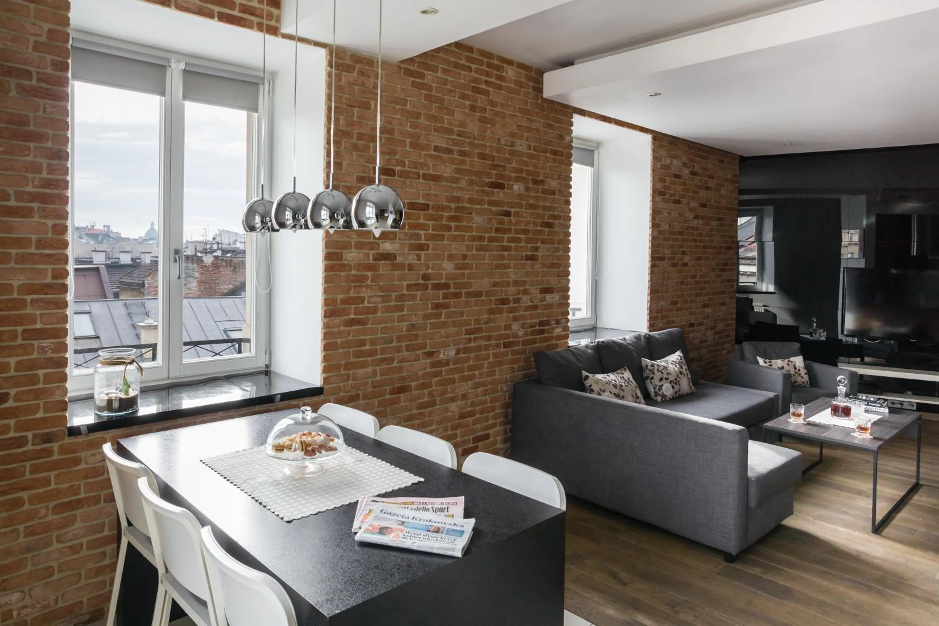 Living room in Yourplace Biskupia Old Town Apartments