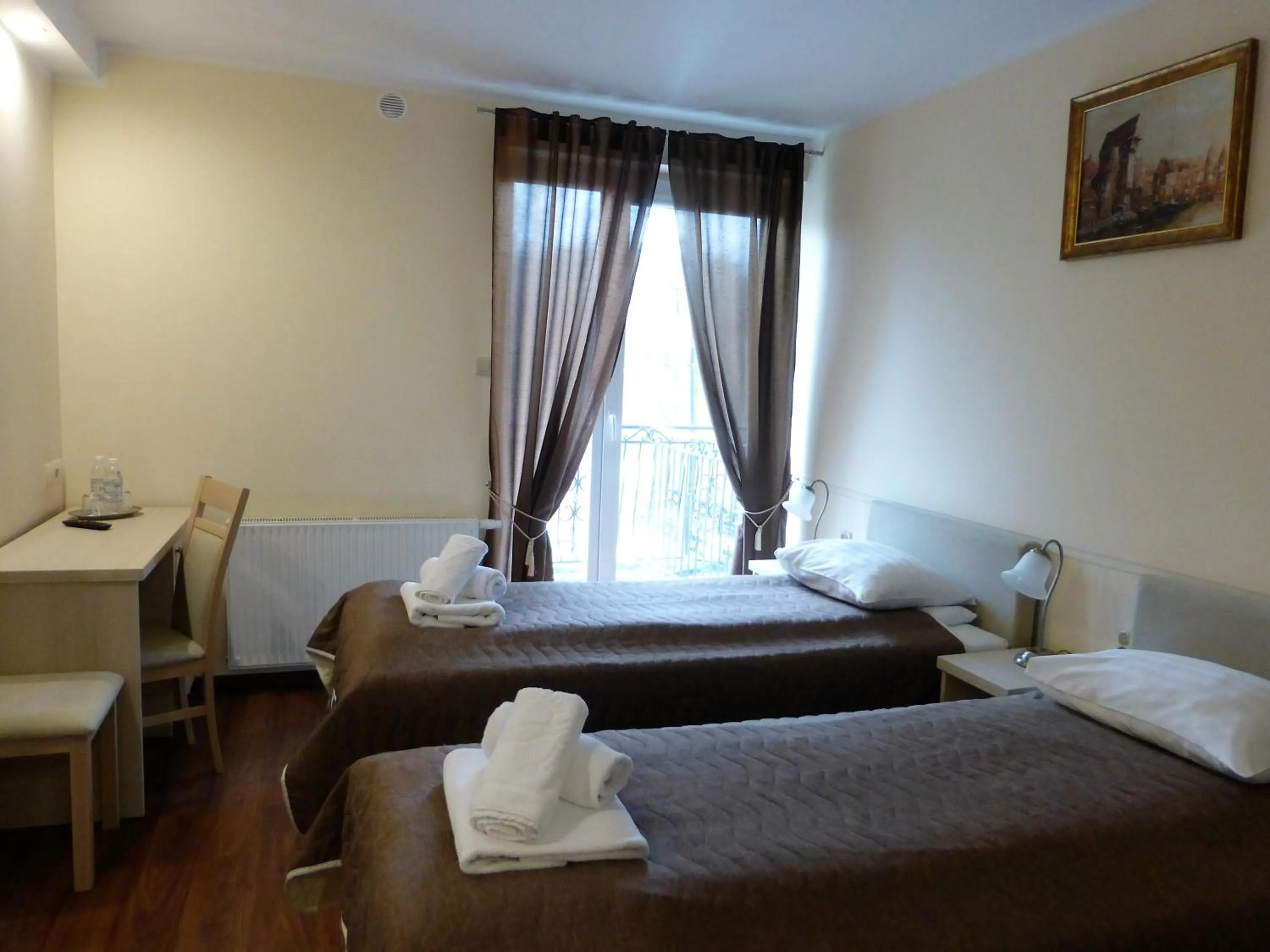 Bedroom, Bed in Villa Gdańsk