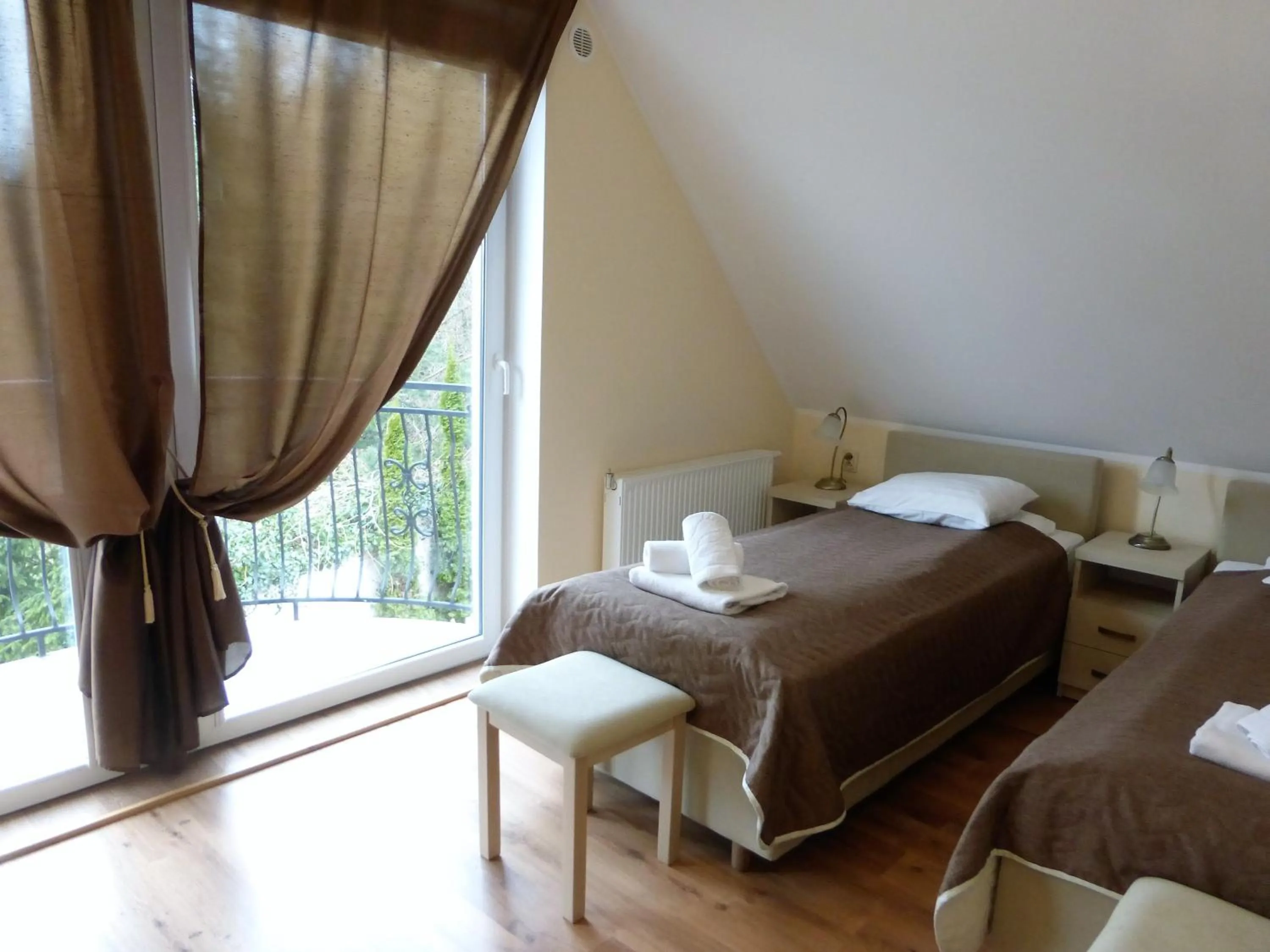 Bedroom, Bed in Villa Gdańsk