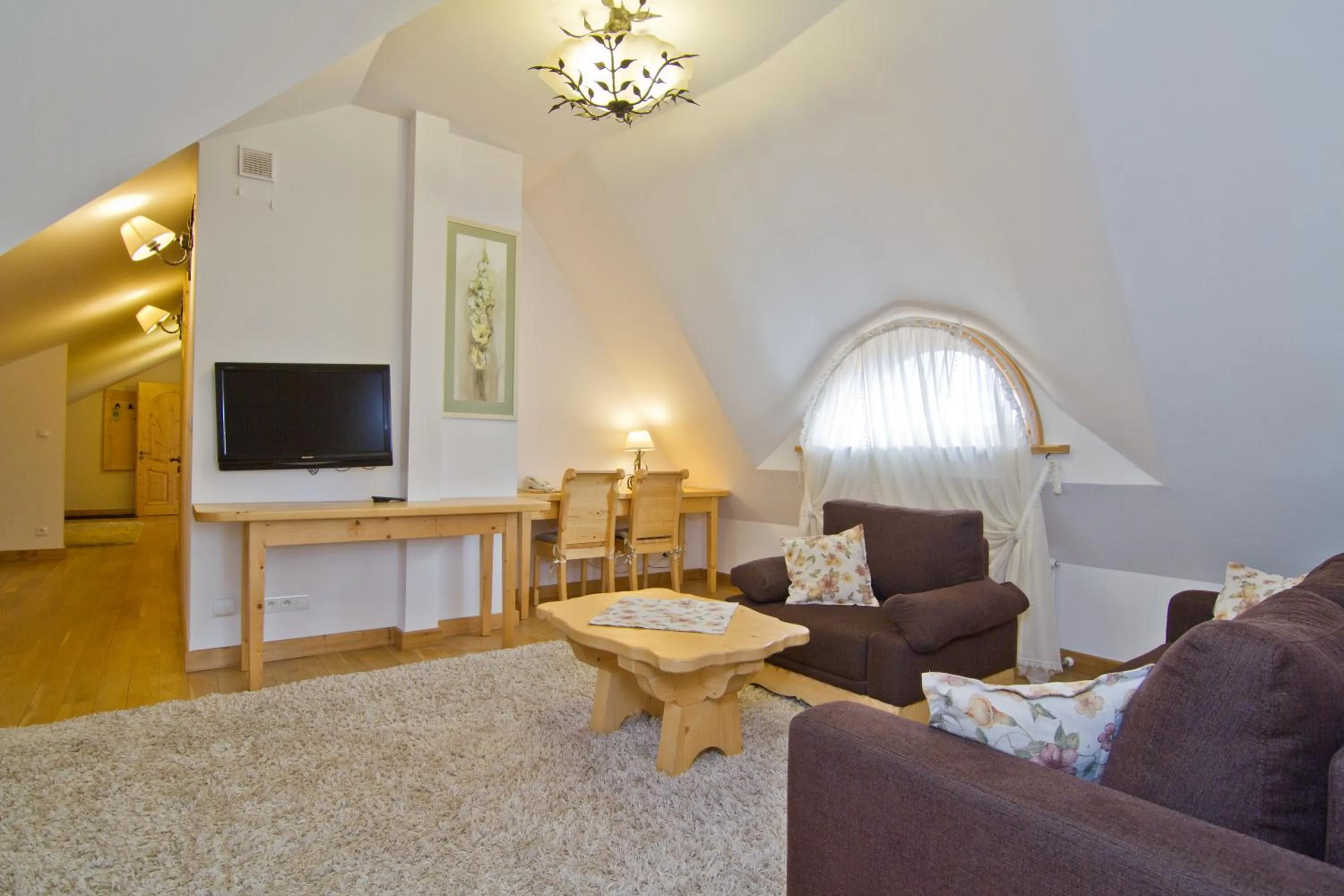 Seating area in Willa Kominiarski Wierch