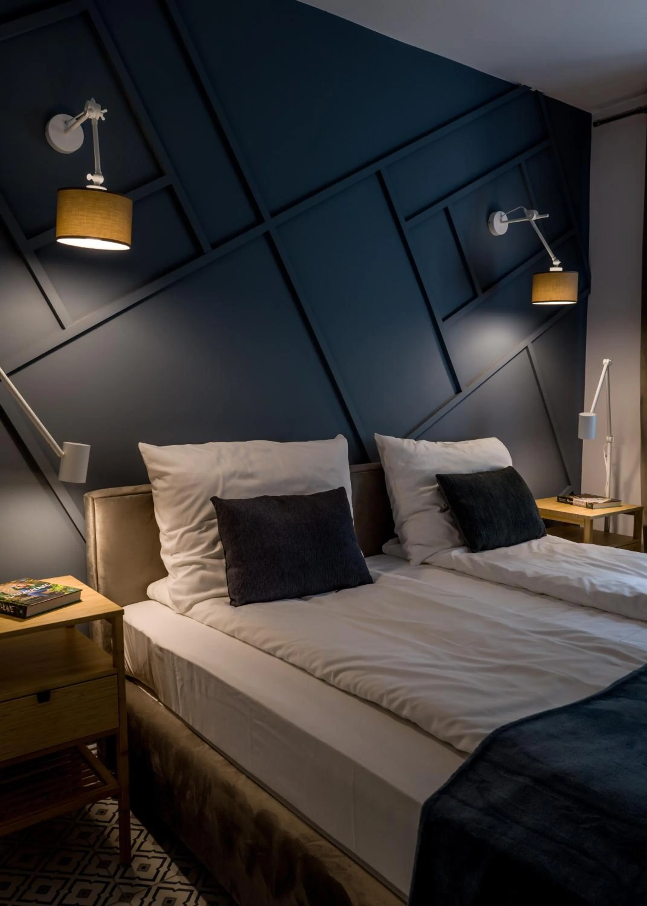 Bed in Hotel Dębowy Biowellness & SPA Góry Sowie