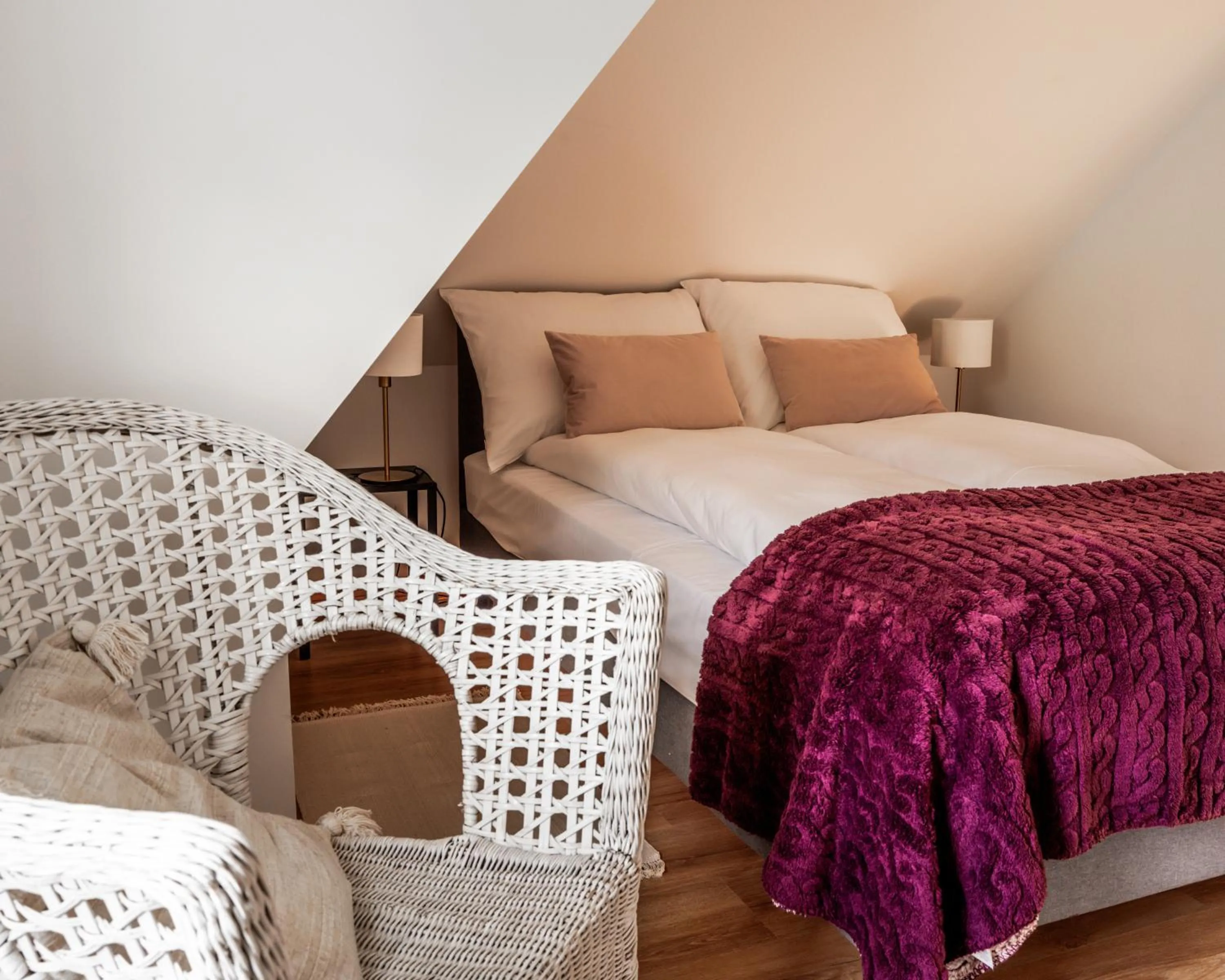 Bed in Hotel Dębowy Biowellness & SPA Góry Sowie