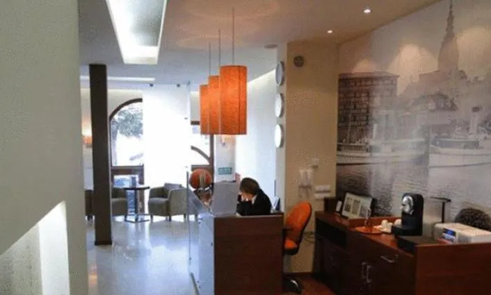 Lobby or reception in Hotel Atrium