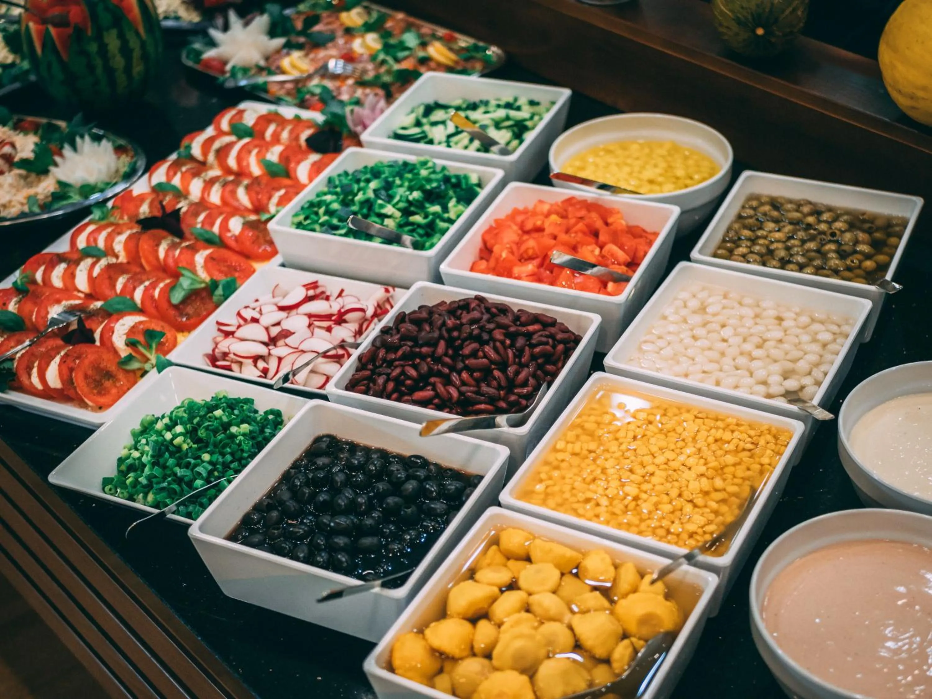 Food close-up in Olymp II