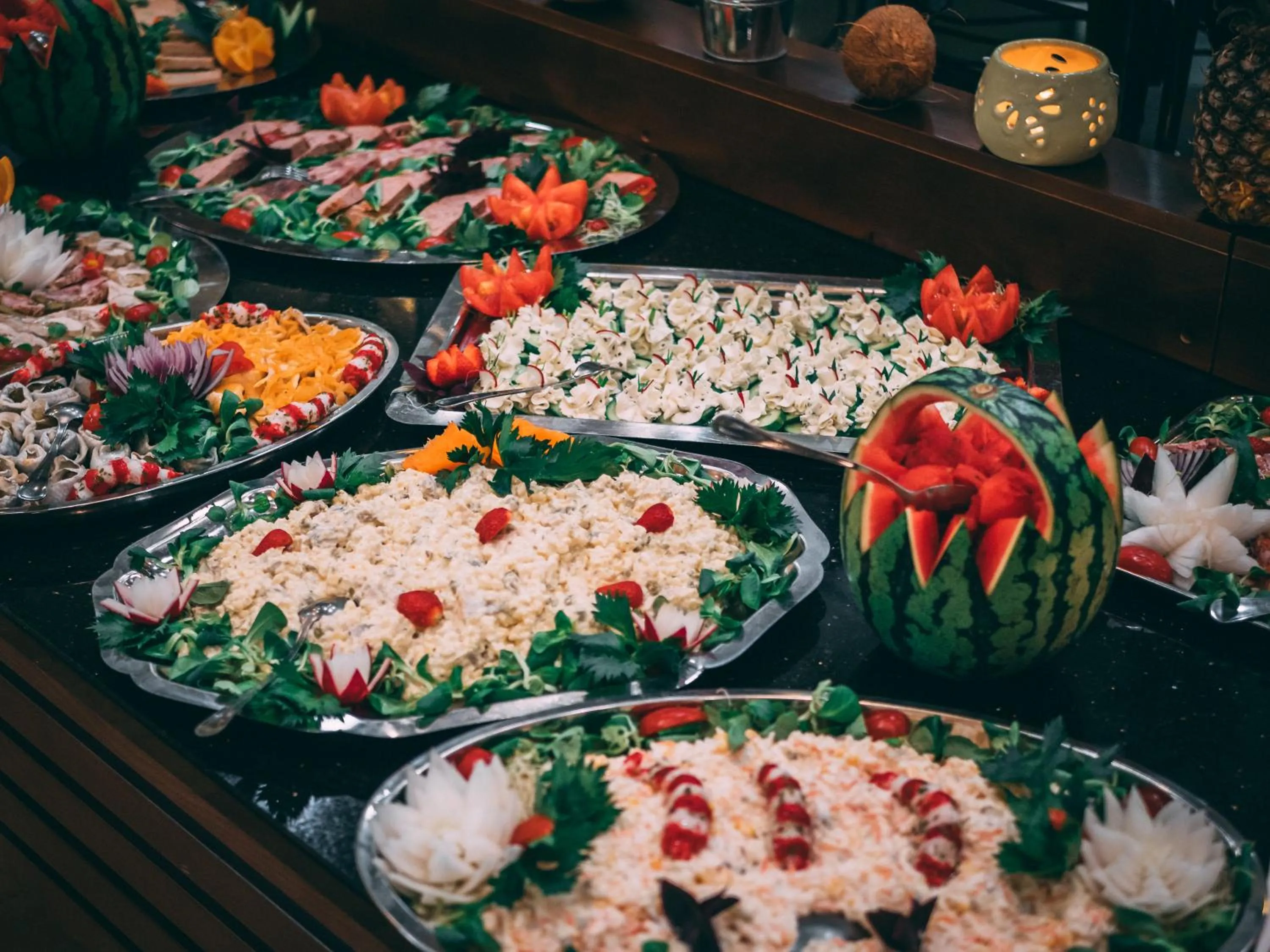 Food close-up in Olymp II