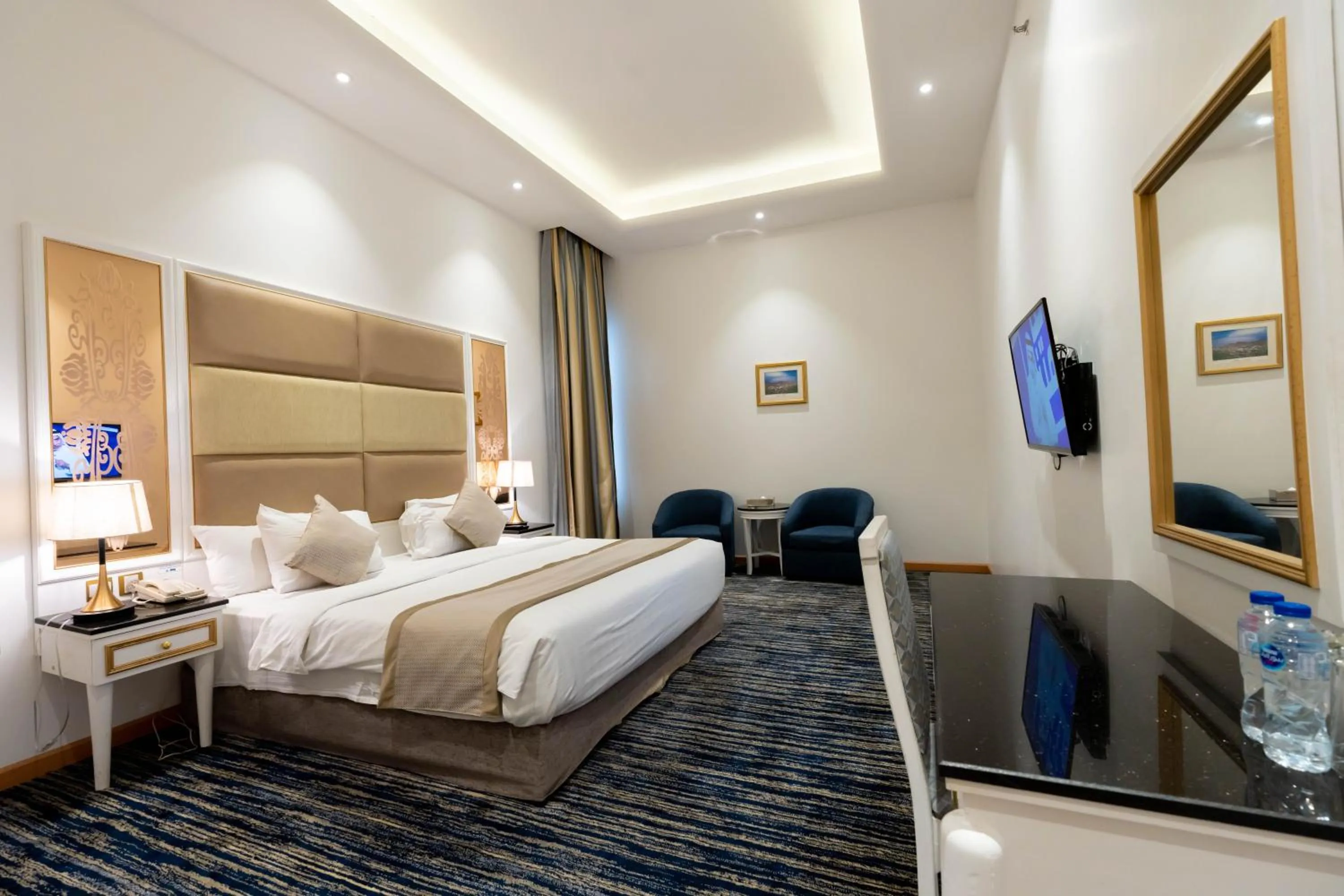 Bed in Platinum Al Khamseen Serviced Apartments