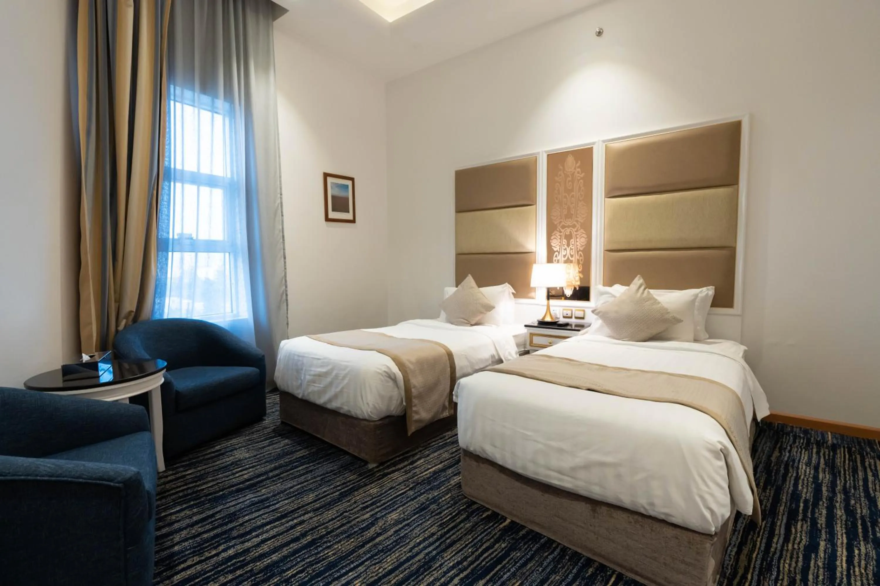 Bed in Platinum Al Khamseen Serviced Apartments