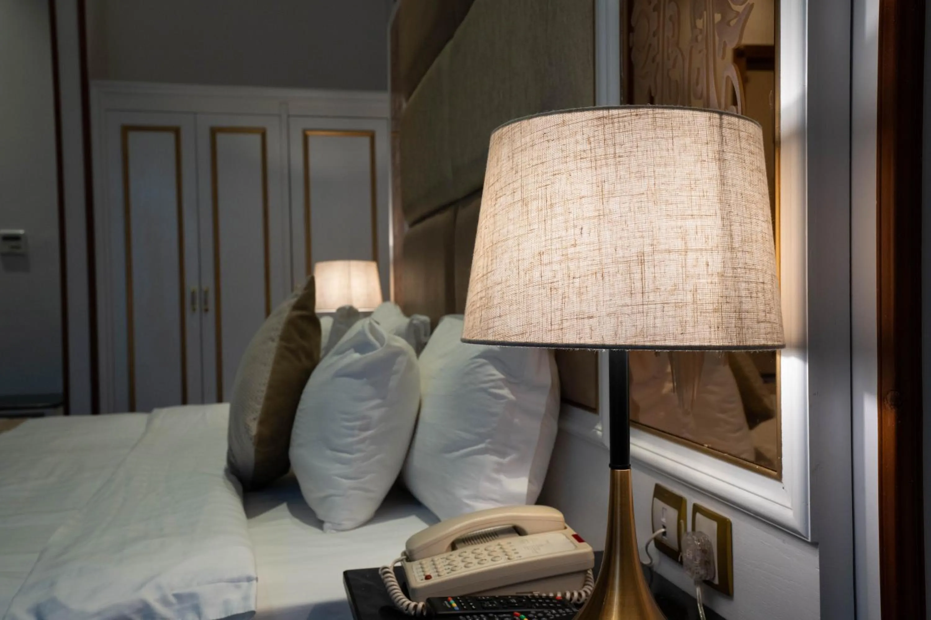 Bed in Platinum Al Khamseen Serviced Apartments