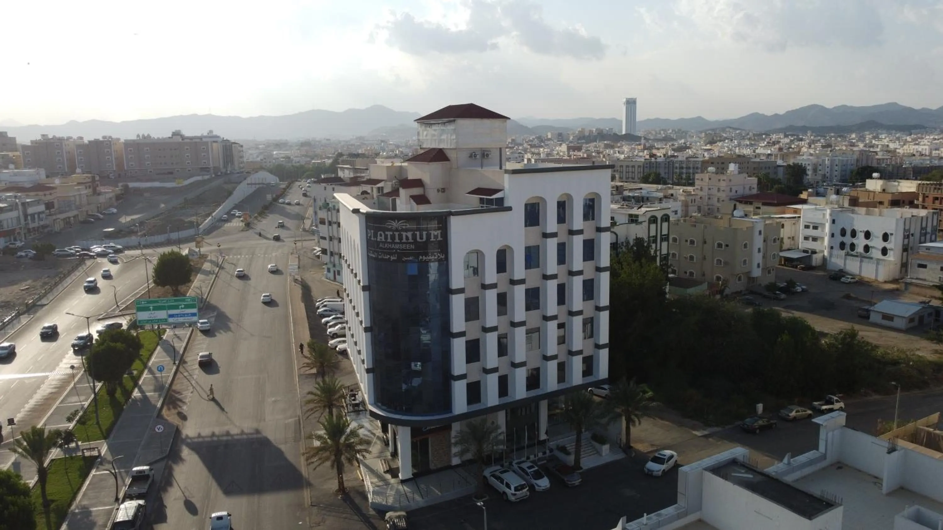 Property building in Platinum Al Khamseen Serviced Apartments