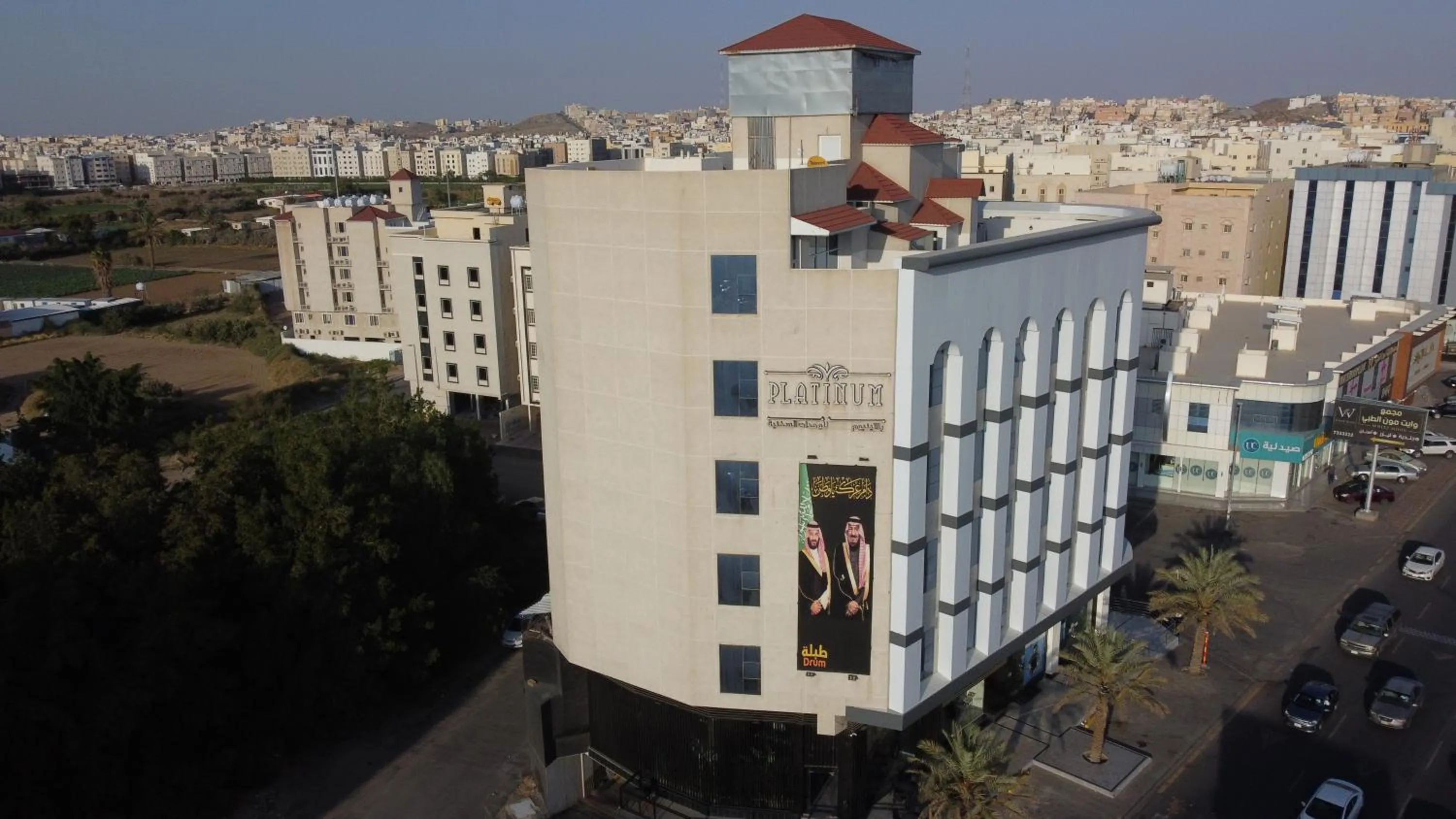 Property building in Platinum Al Khamseen Serviced Apartments