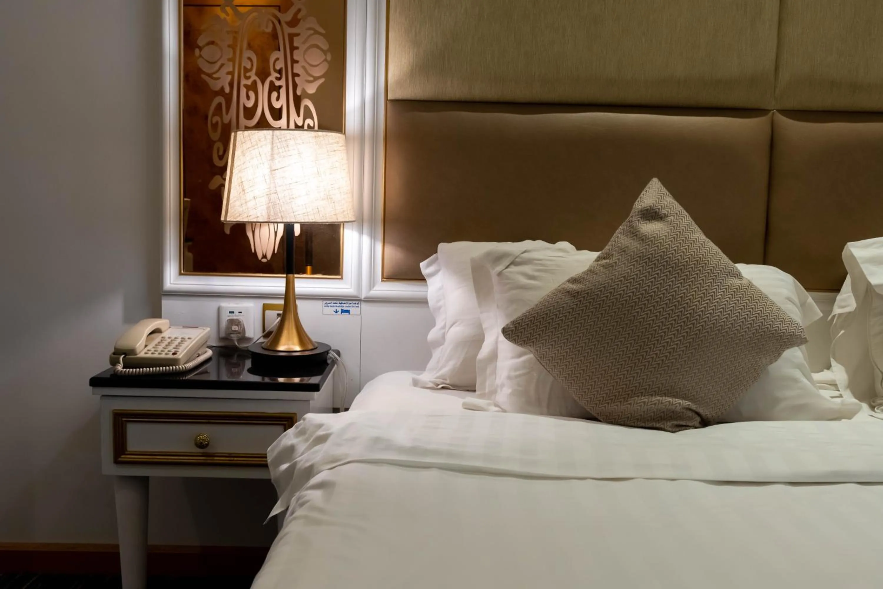 Bed in Platinum Al Khamseen Serviced Apartments