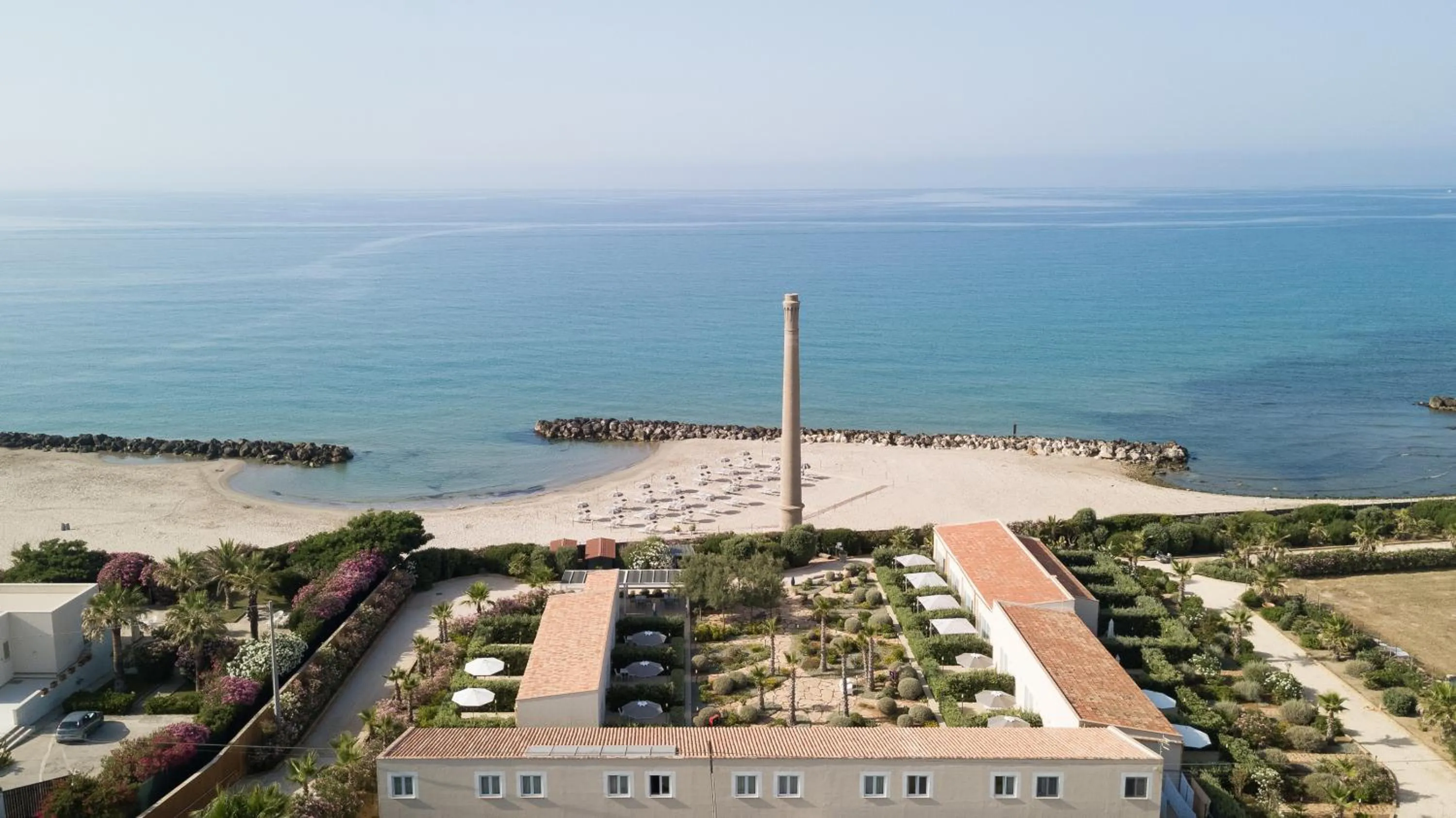 Natural landscape in Tonnara di Sciacca