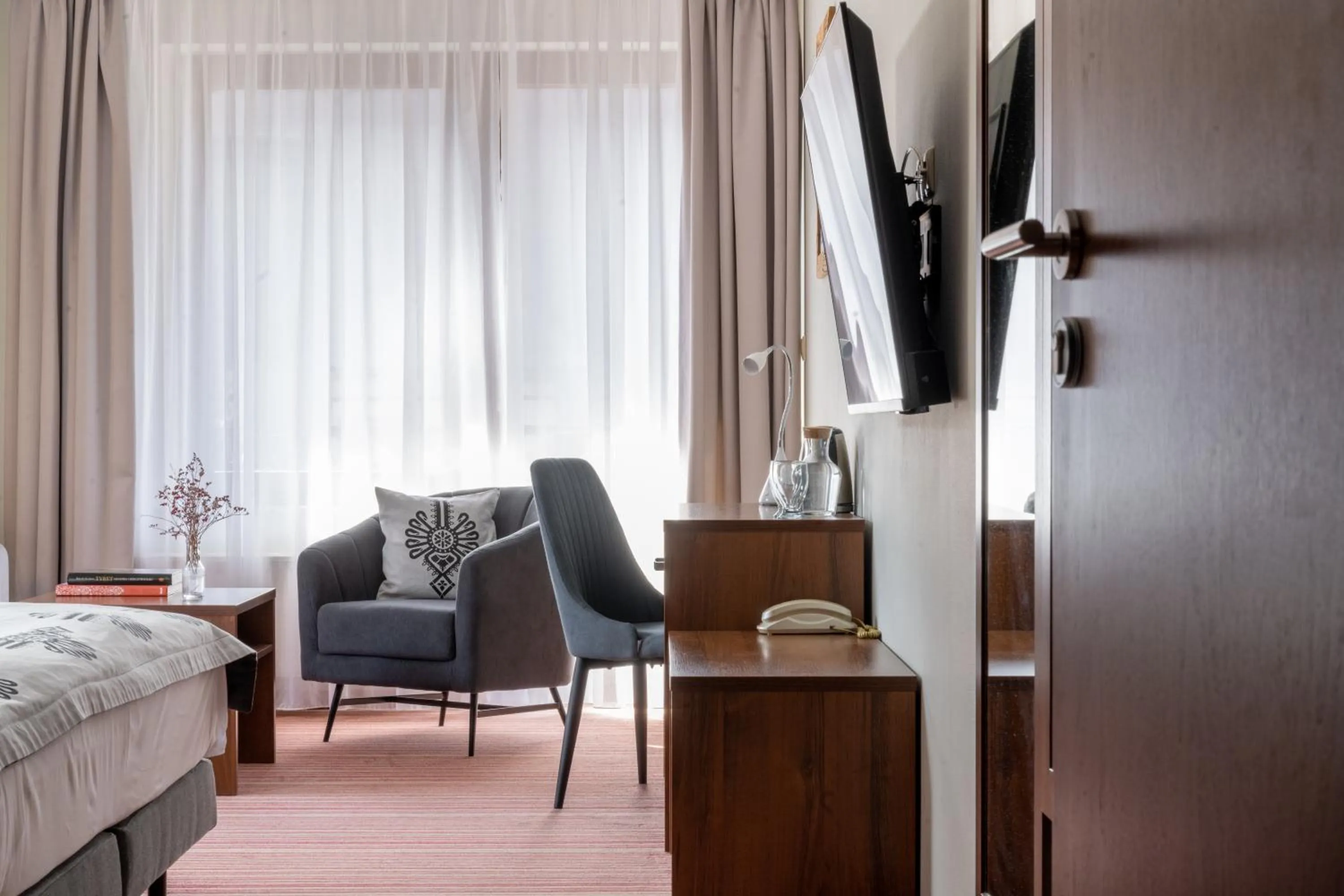 Bed in Hotel Willa Pod Skocznią