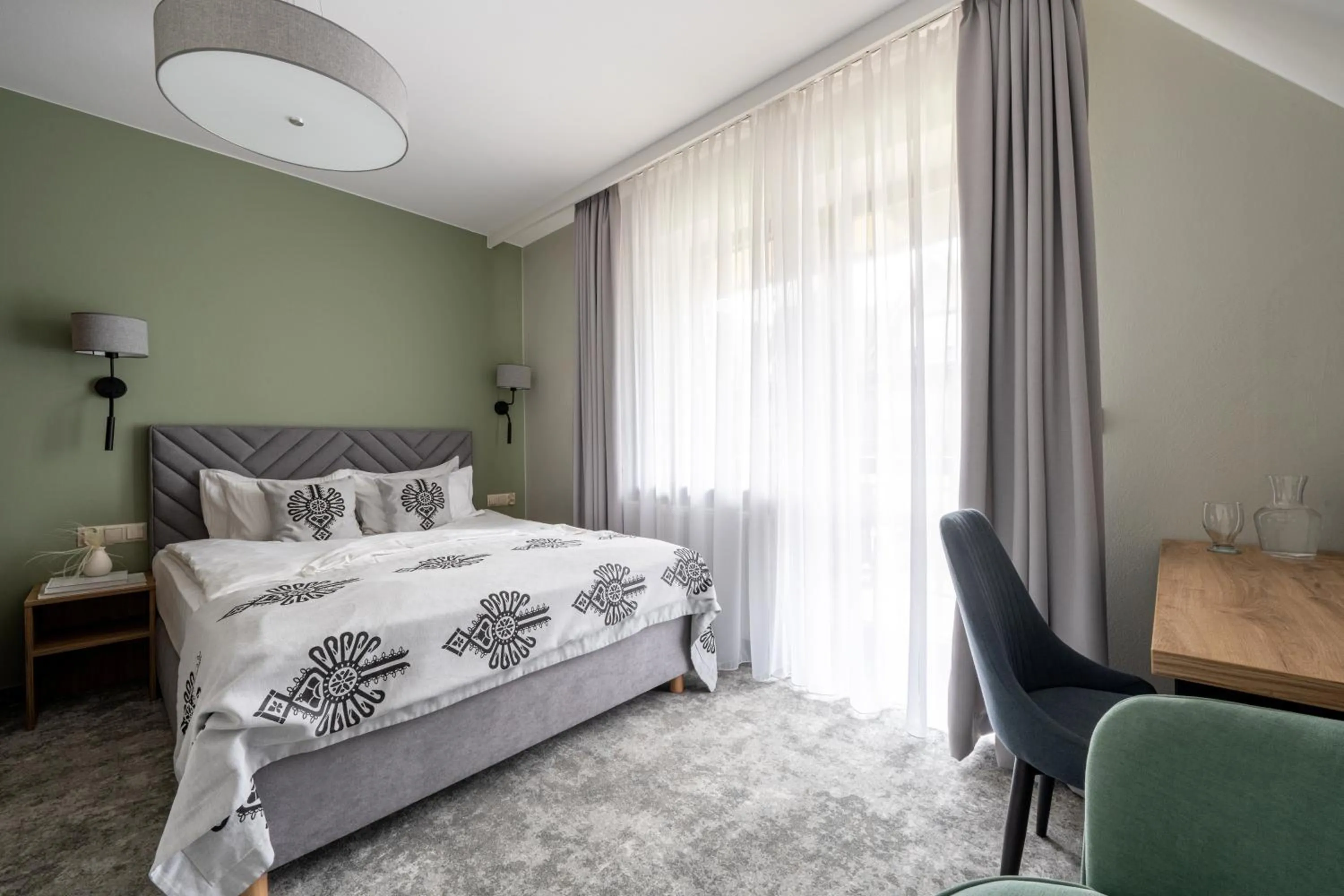 Bed in Hotel Willa Pod Skocznią