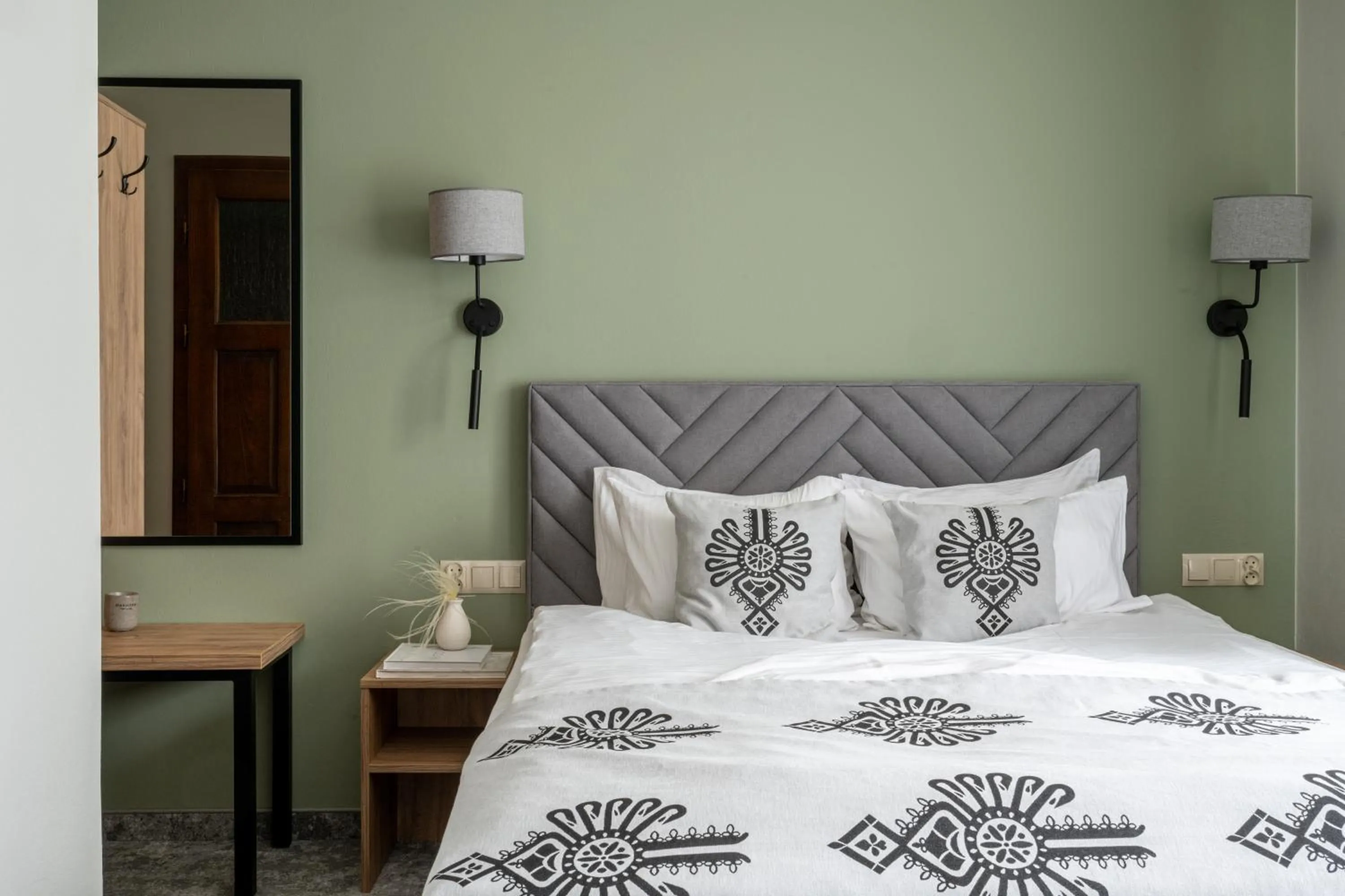 Bed in Hotel Willa Pod Skocznią