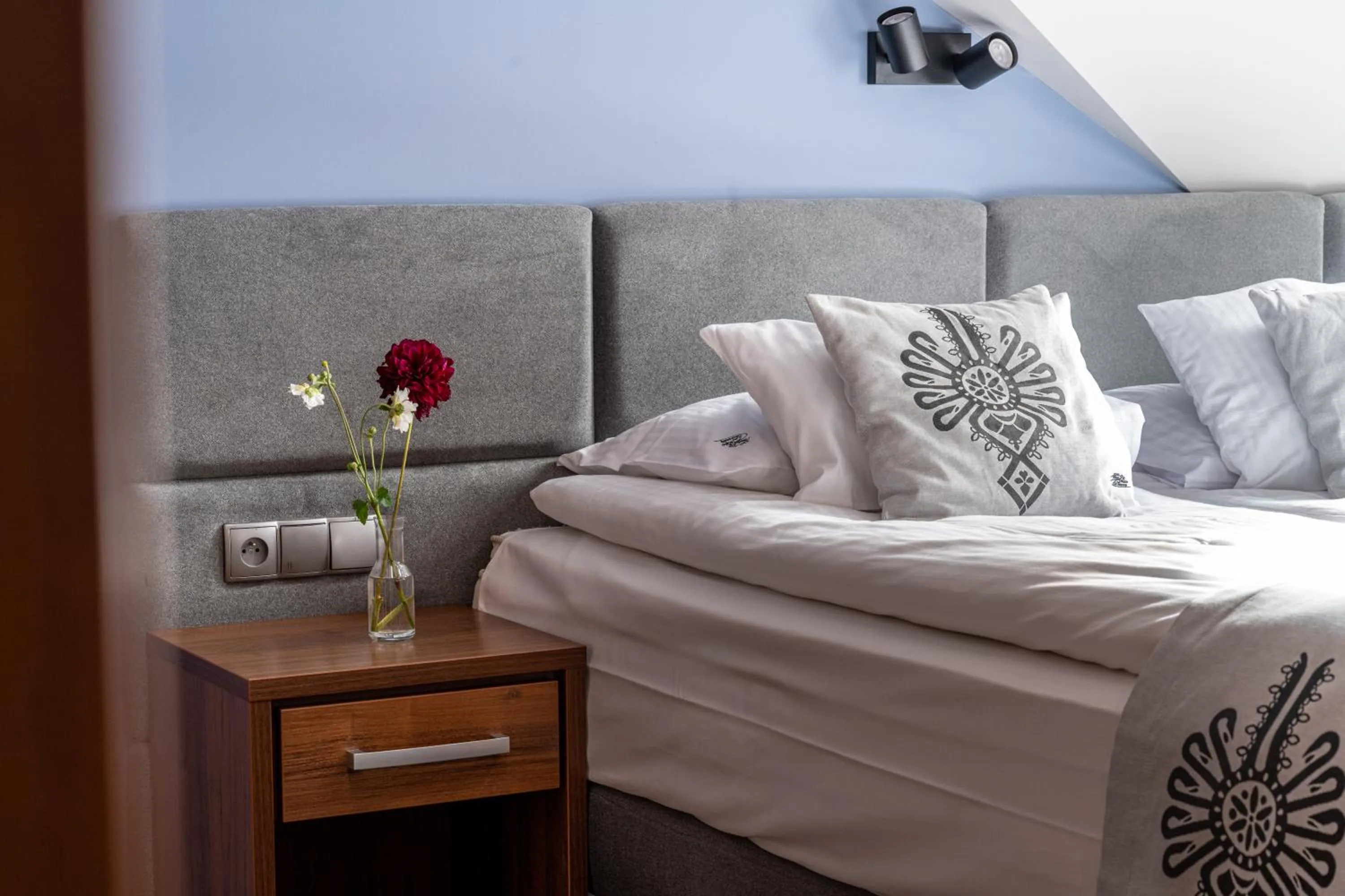 Bed in Hotel Willa Pod Skocznią