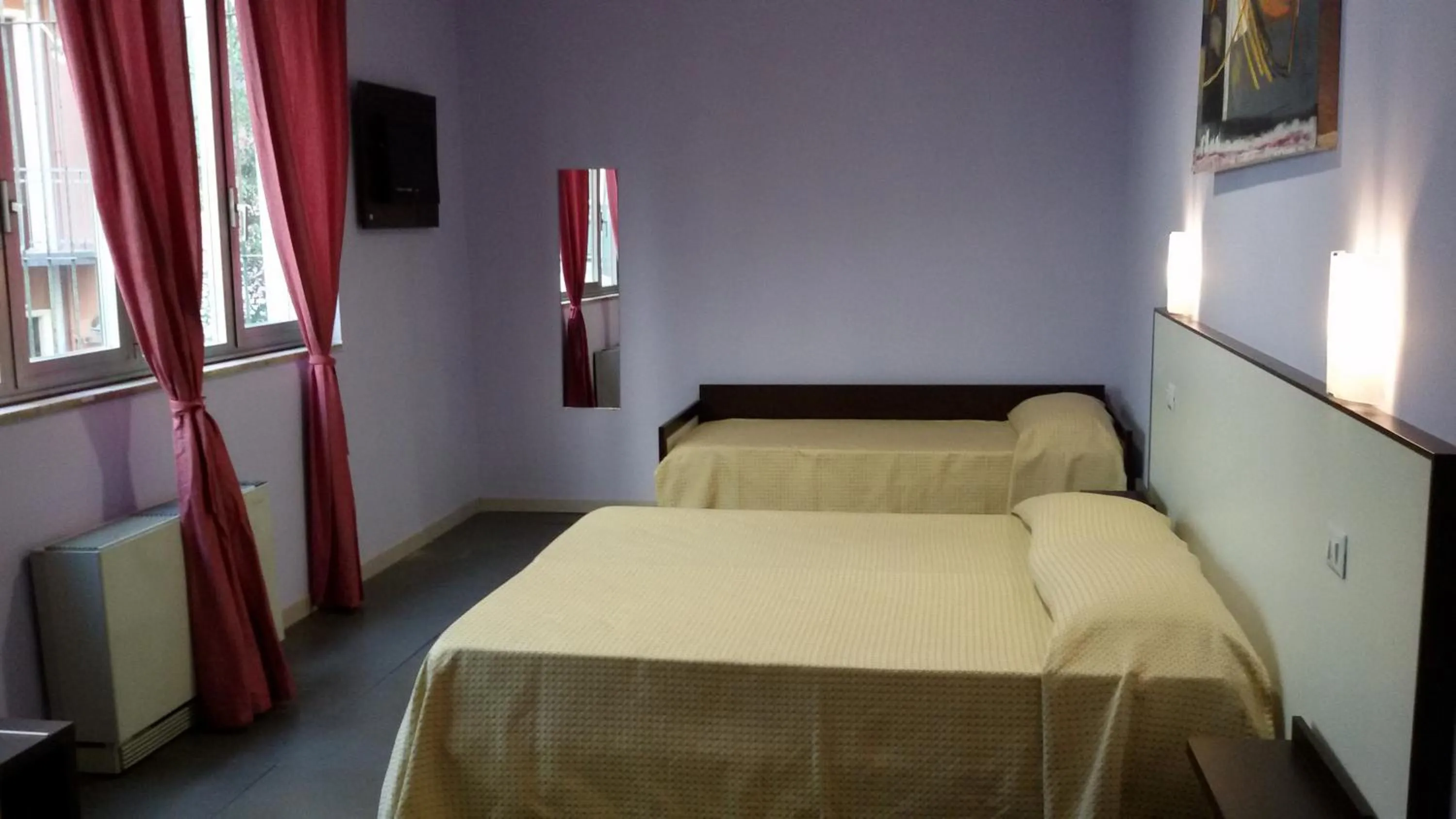 Bed in Hotel Lucania