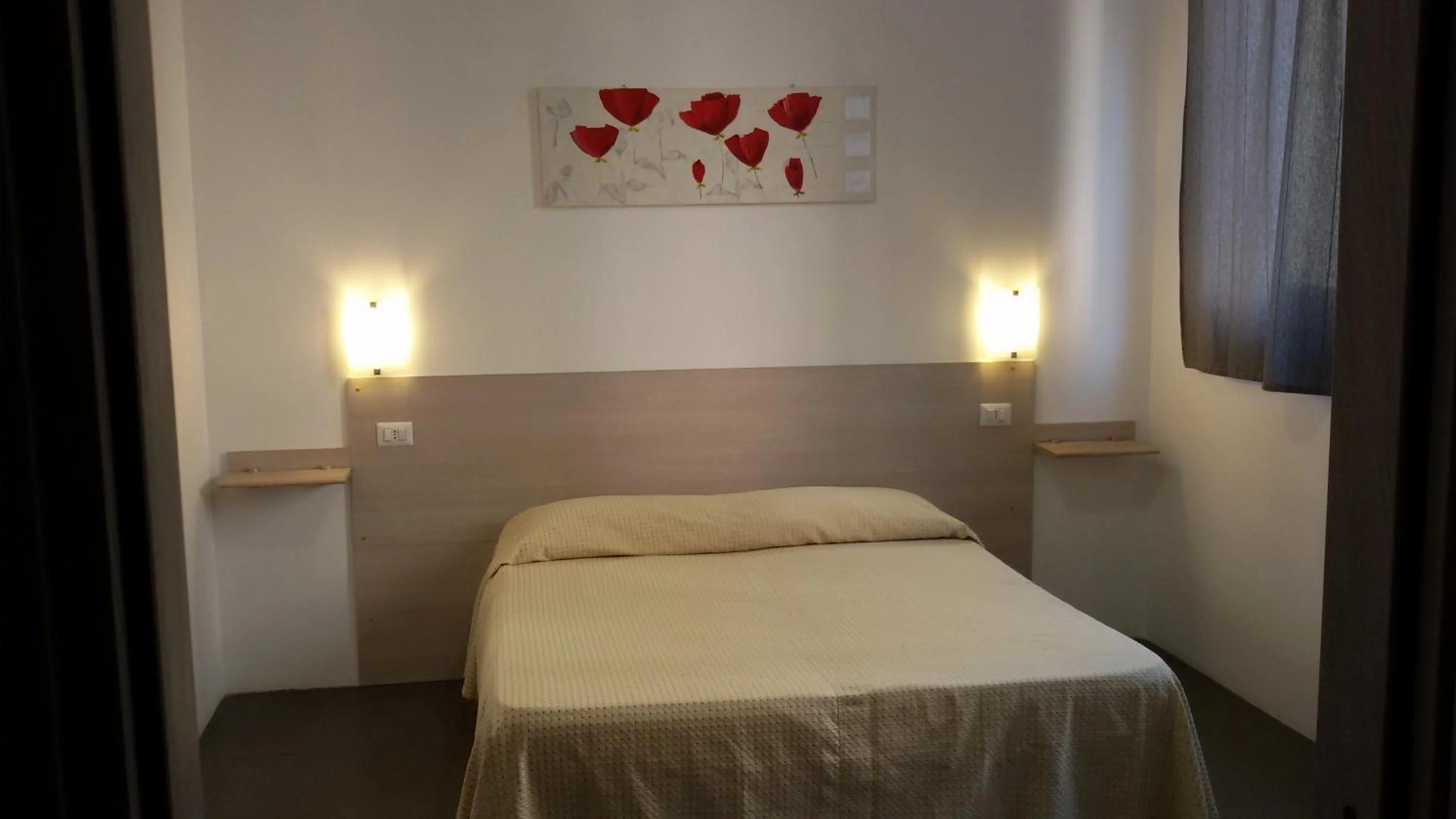 Bed in Hotel Lucania