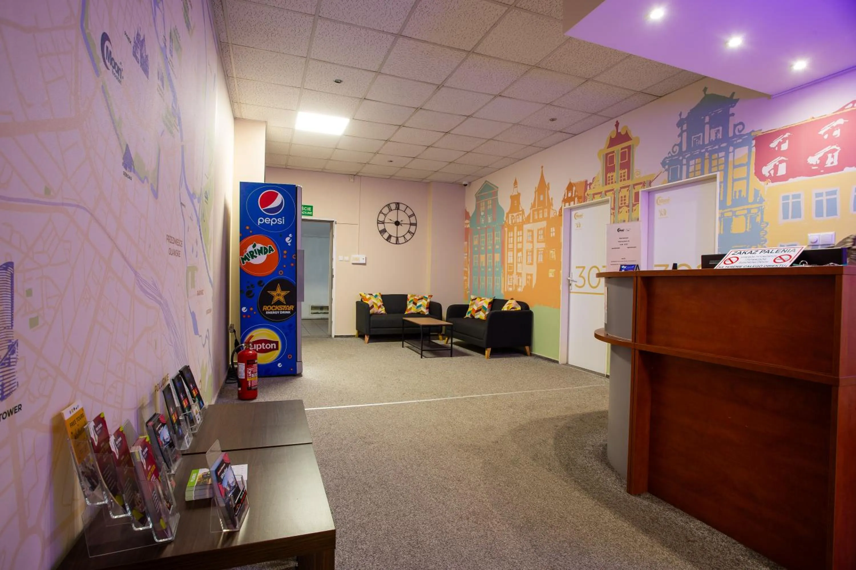 Lobby or reception in Moon Hostel Wrocław