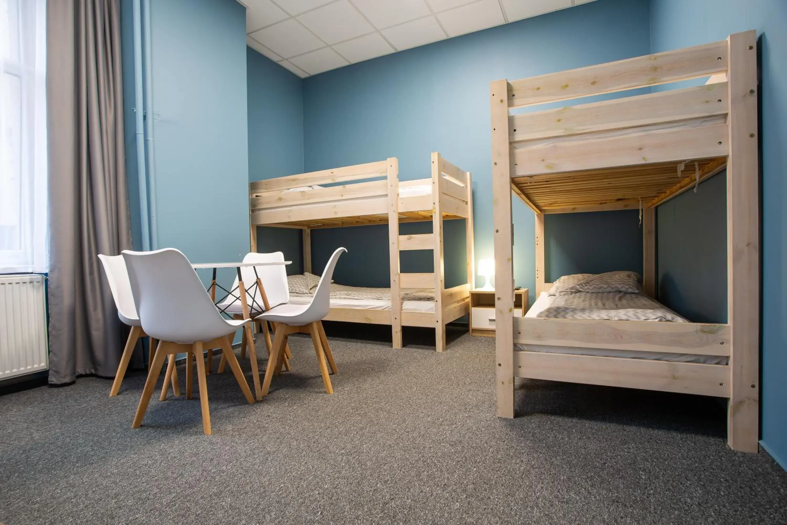 Quadruple Room with Private Bathroom in Moon Hostel Wrocław Quadruple Room with Private Bathroom in Moon Hostel Wrocław