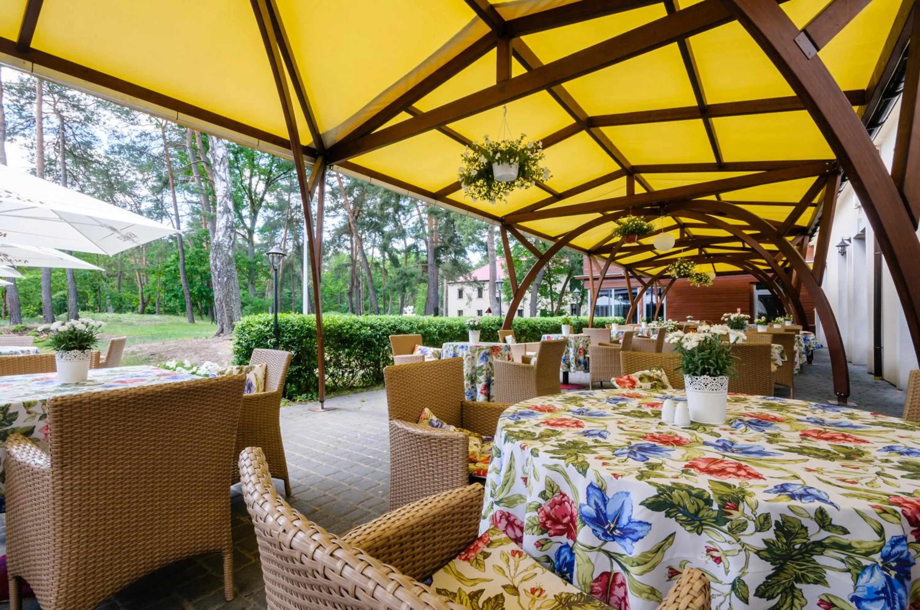 Patio in Park Rekreacyjno-Biznesowy Las Woda