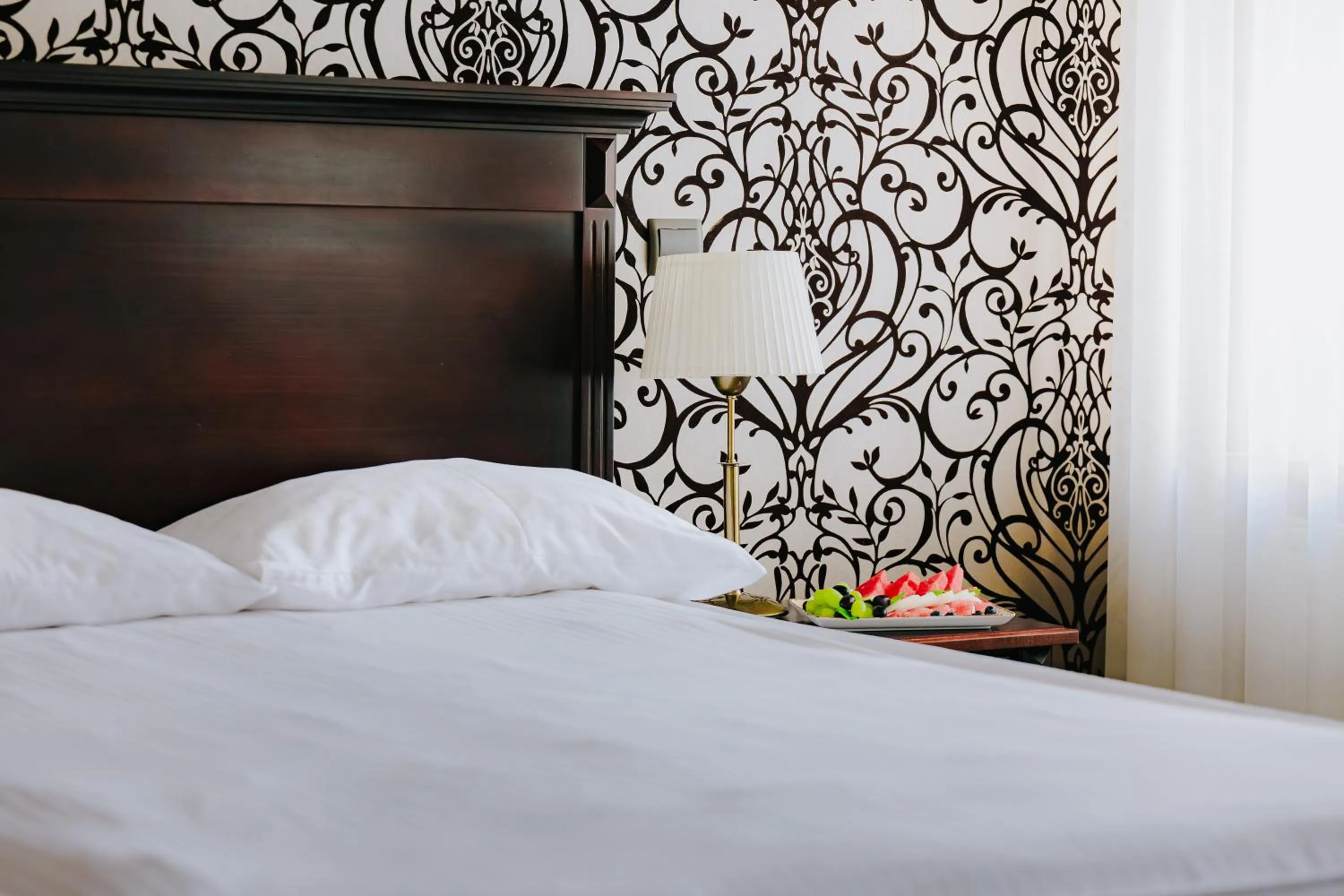 Bed in Hotel Wileński