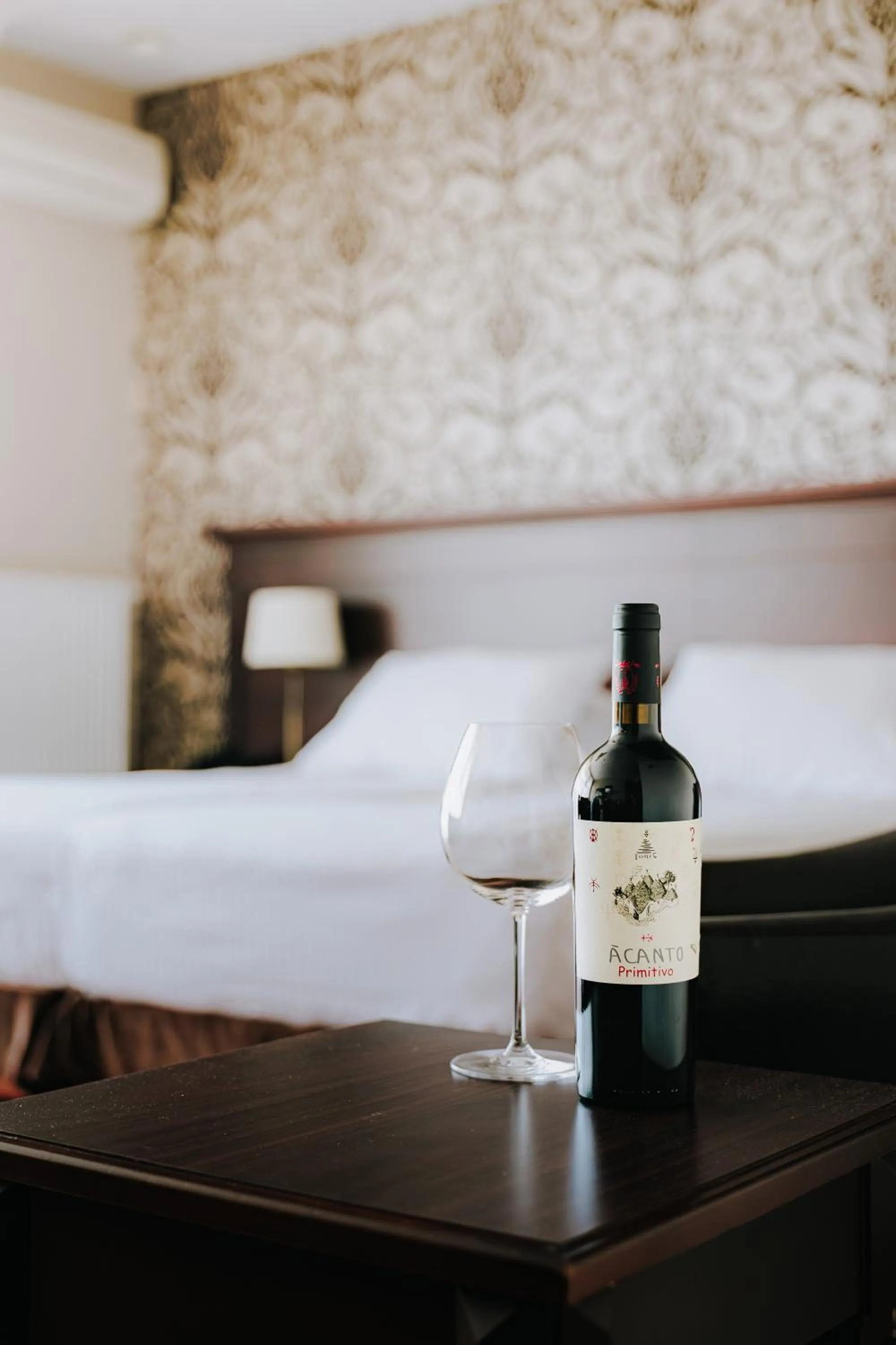 Bed in Hotel Wileński