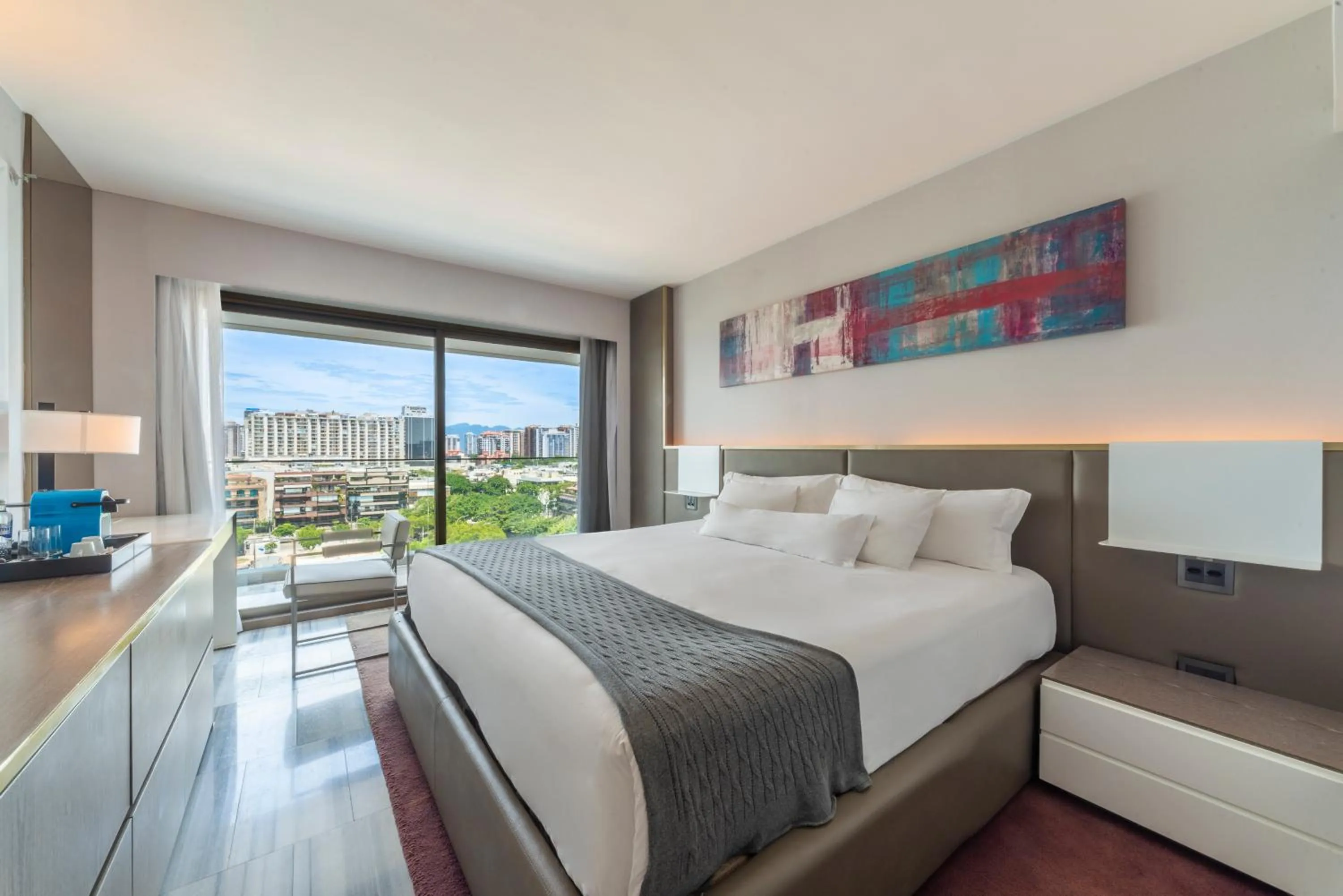 Bedroom, Bed in Lifestyle Laghetto Collection