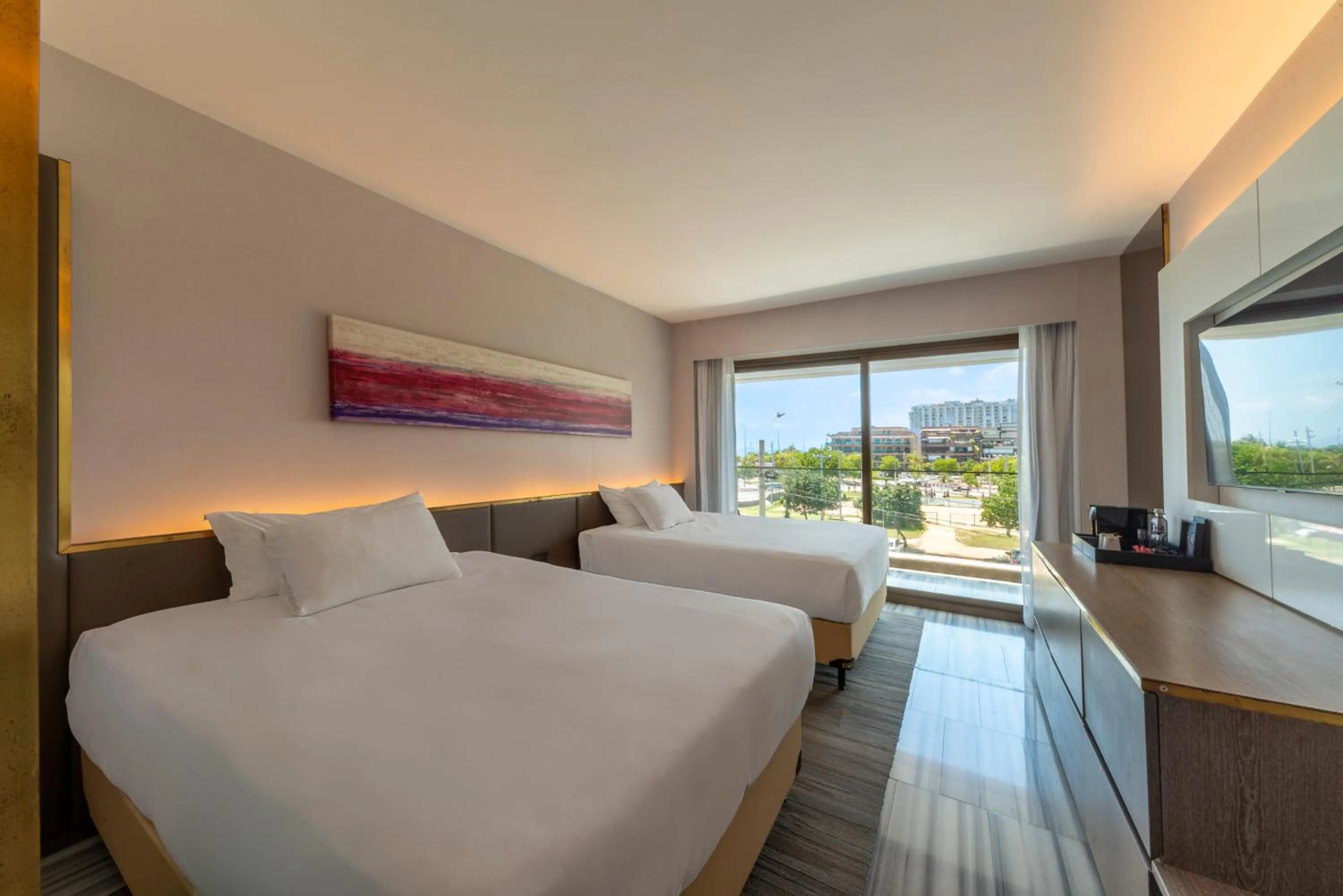 Bedroom, Bed in Lifestyle Laghetto Collection