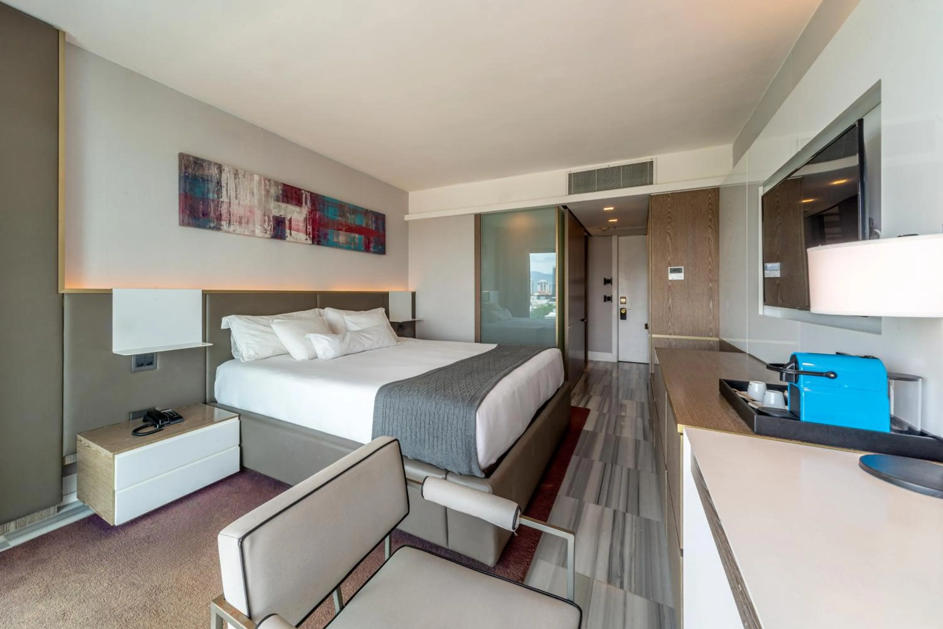 Bedroom, Bed in Lifestyle Laghetto Collection