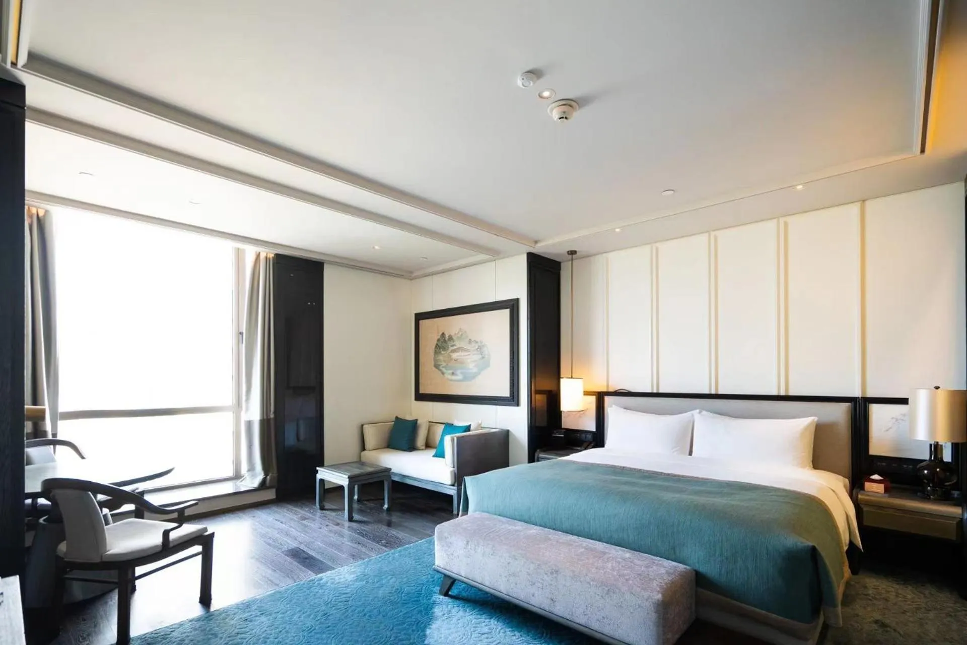 Bed in JiuTai Hotel Hangzhou