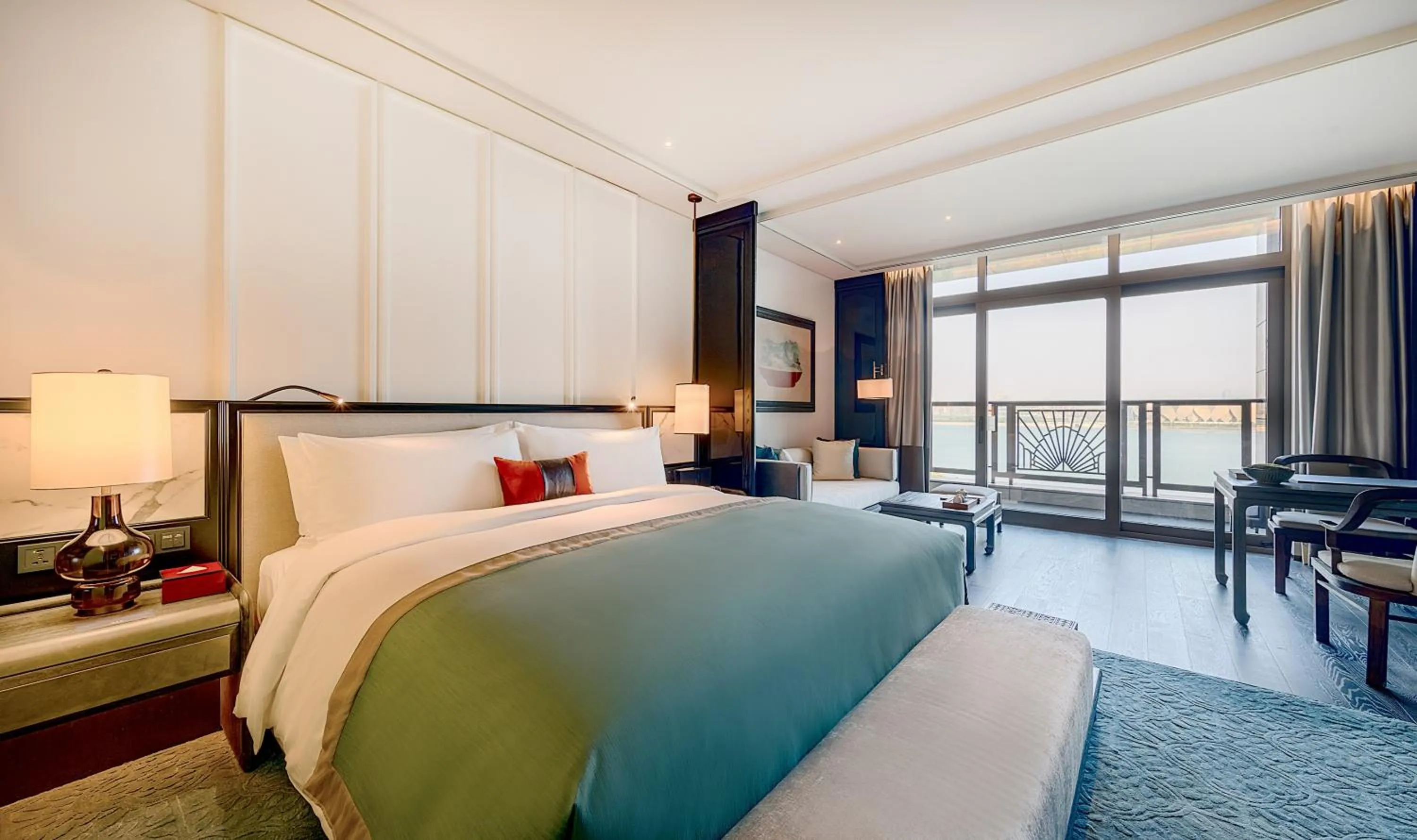 Bedroom, Bed in JiuTai Hotel Hangzhou