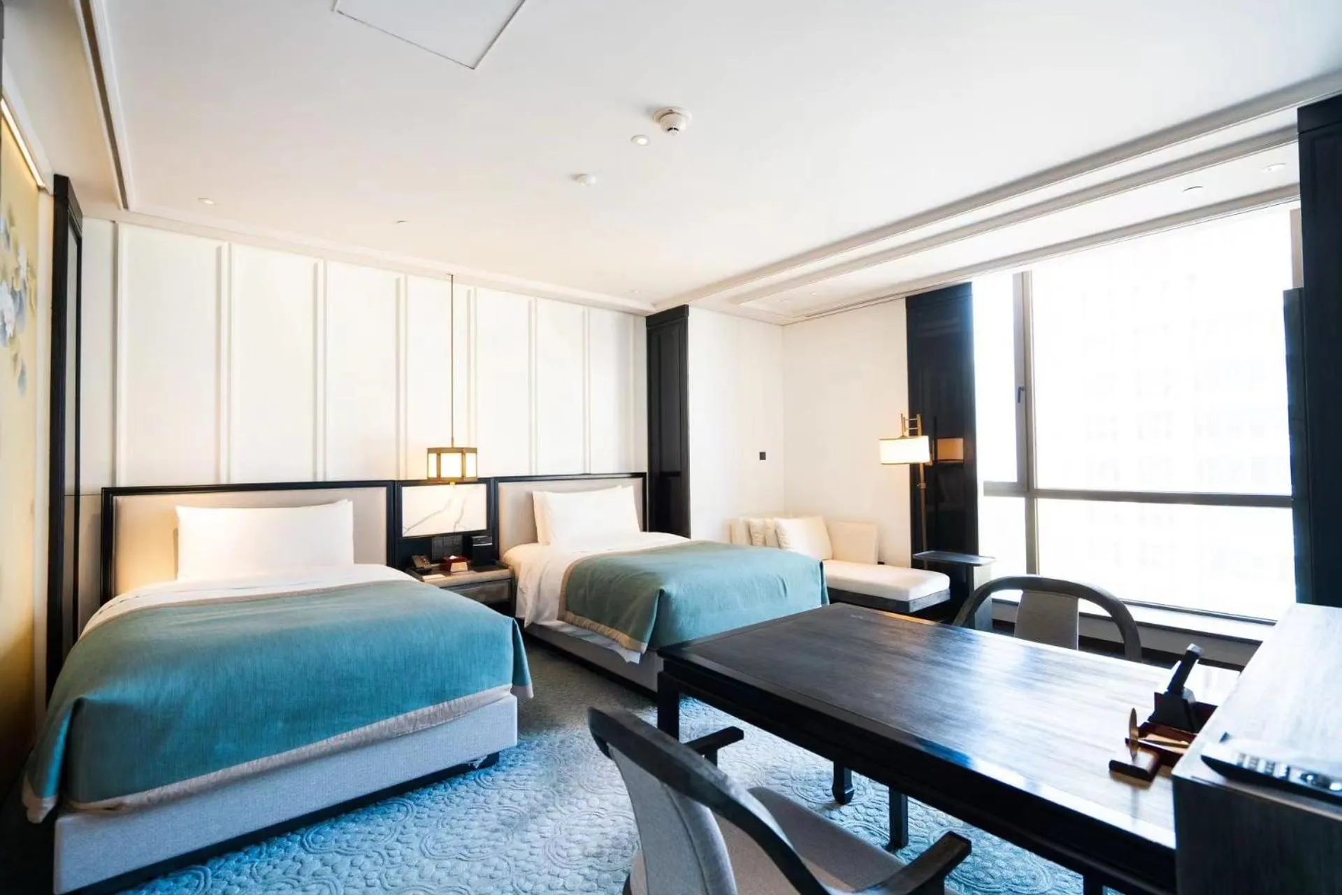 Bed in JiuTai Hotel Hangzhou