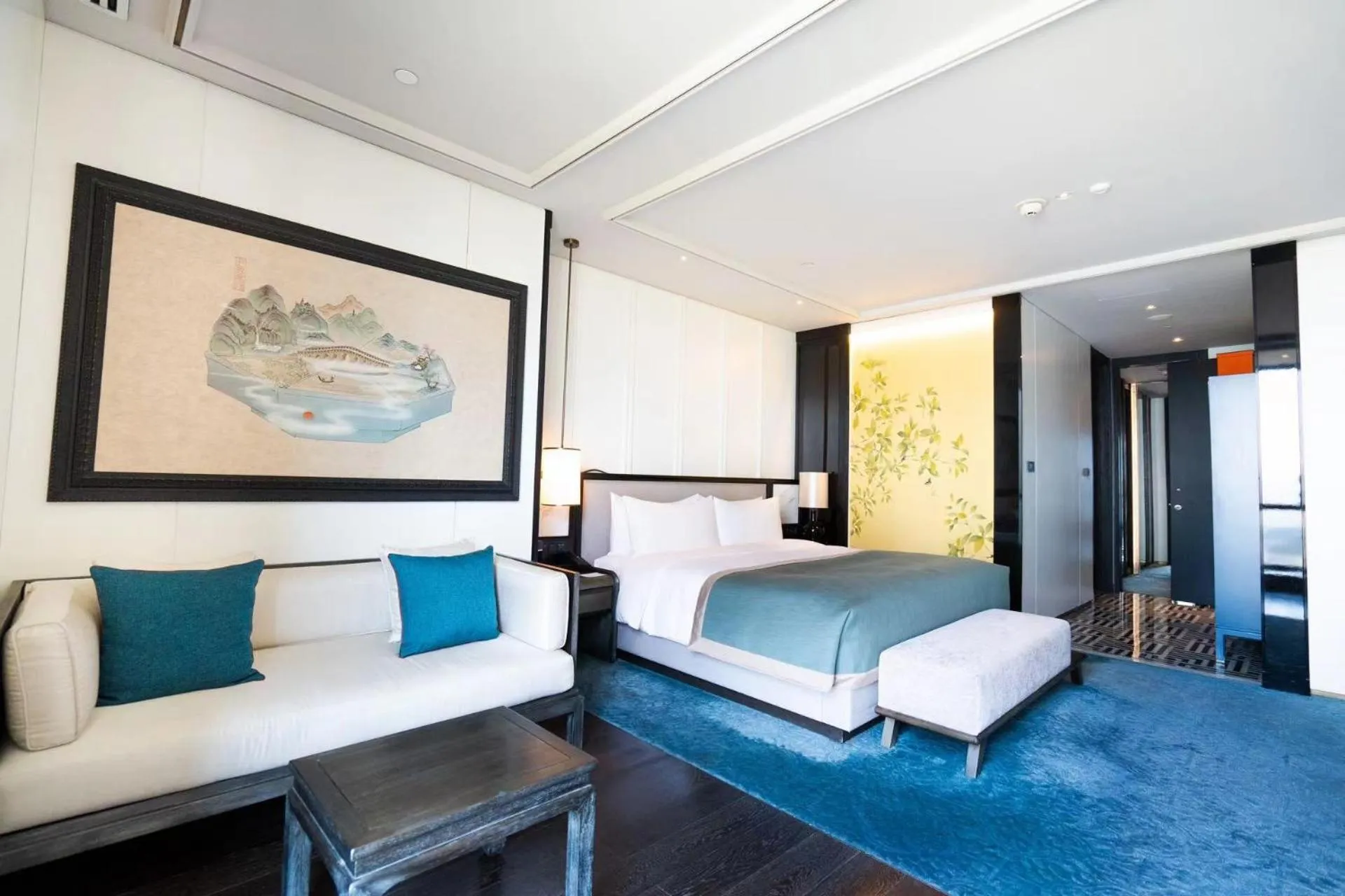 Bed in JiuTai Hotel Hangzhou