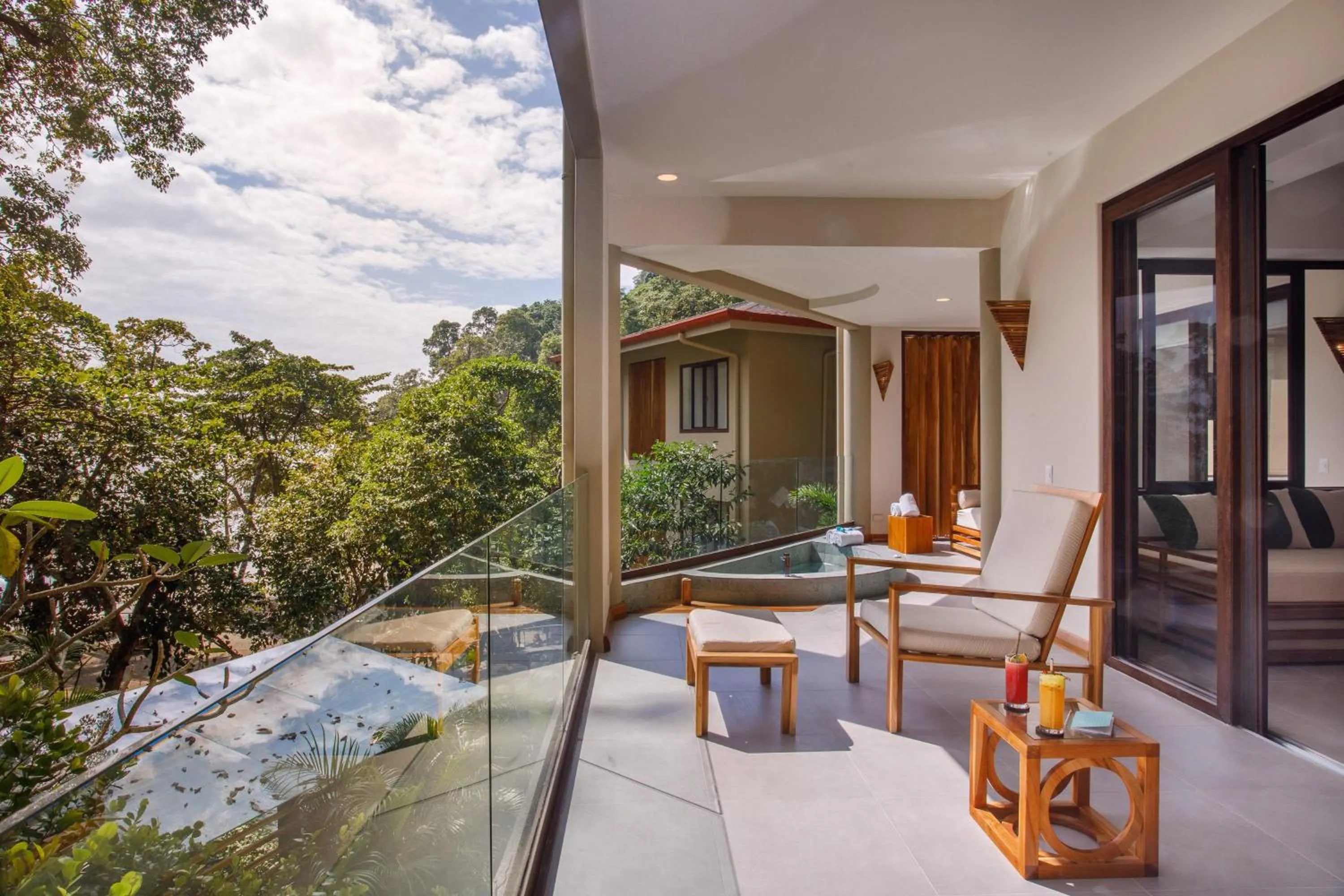 Balcony/Terrace in Arenas Del Mar Beachfront & Rainforest Resort Member of the Cayuga Collection