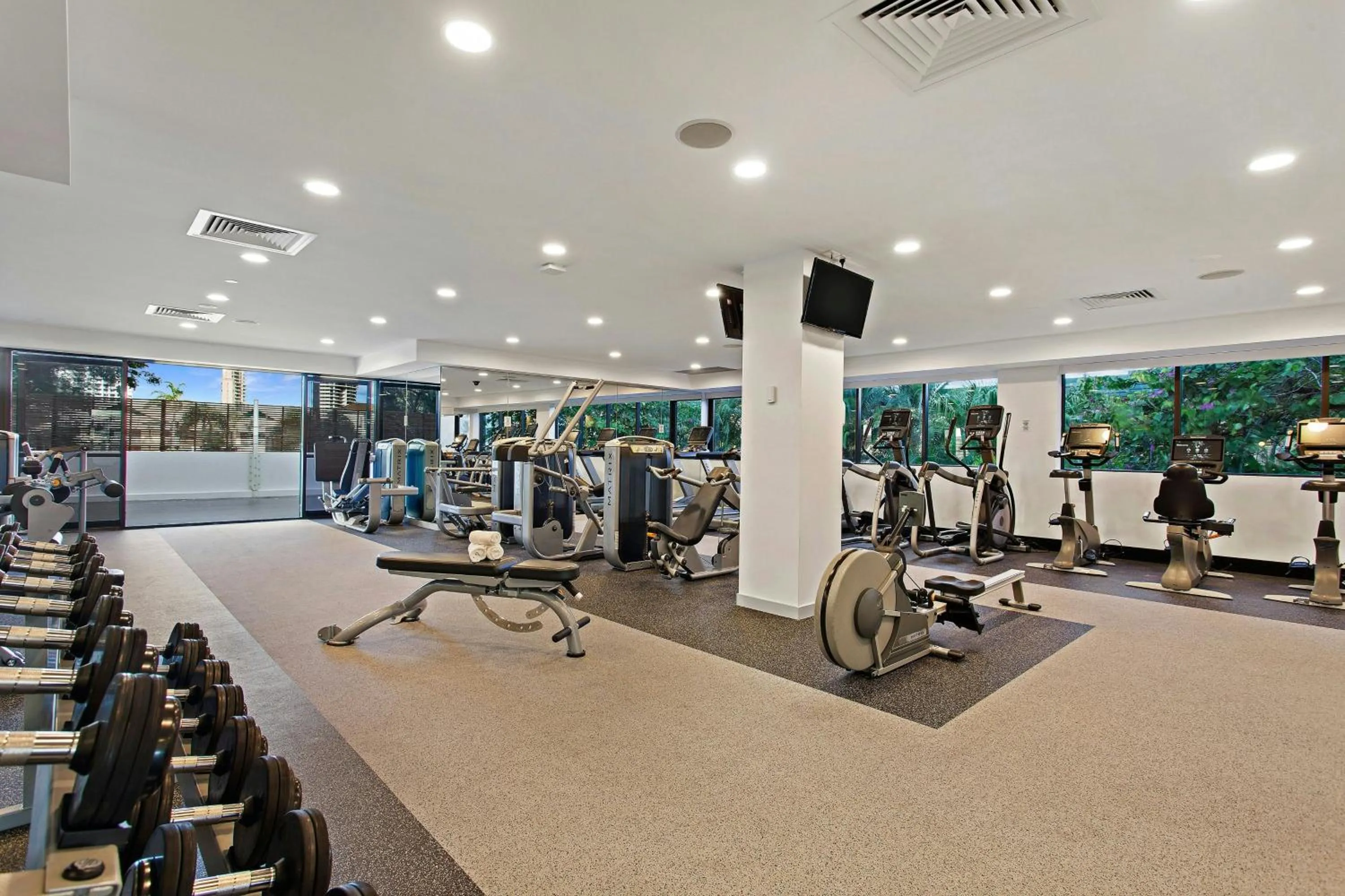Fitness centre/facilities in Marriott Vacation Club at Surfers Paradise