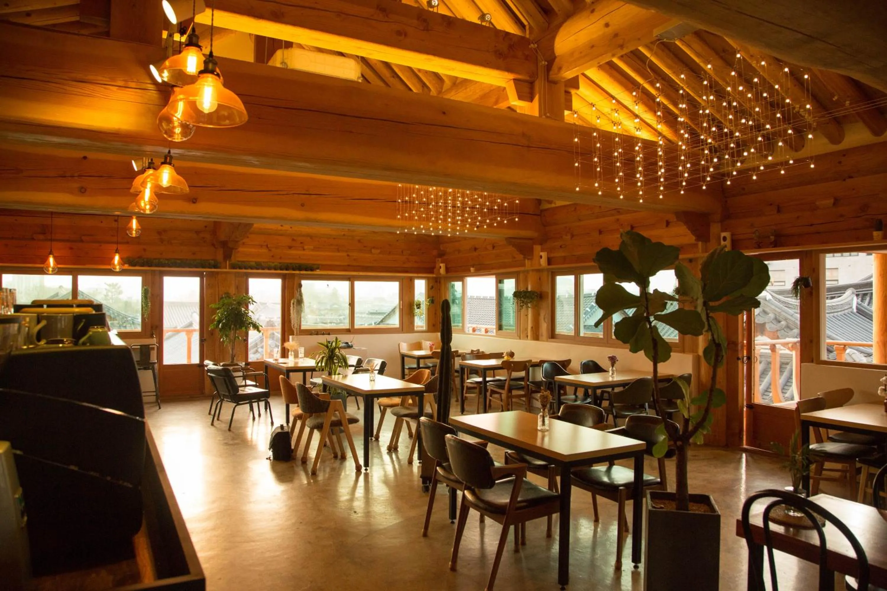 Lounge or bar in Laon Hanok Gguljam