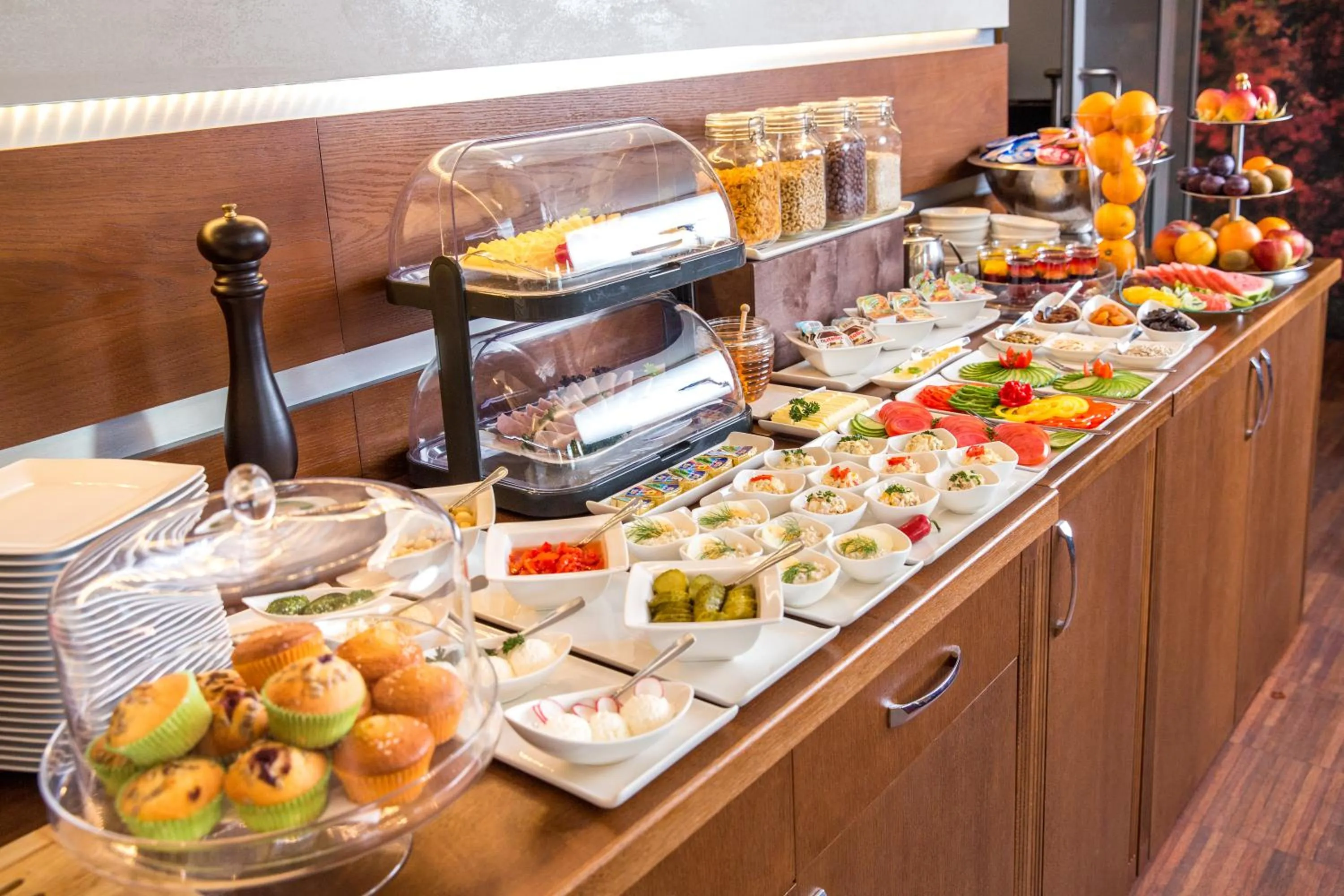 Buffet breakfast in Grein Hotel
