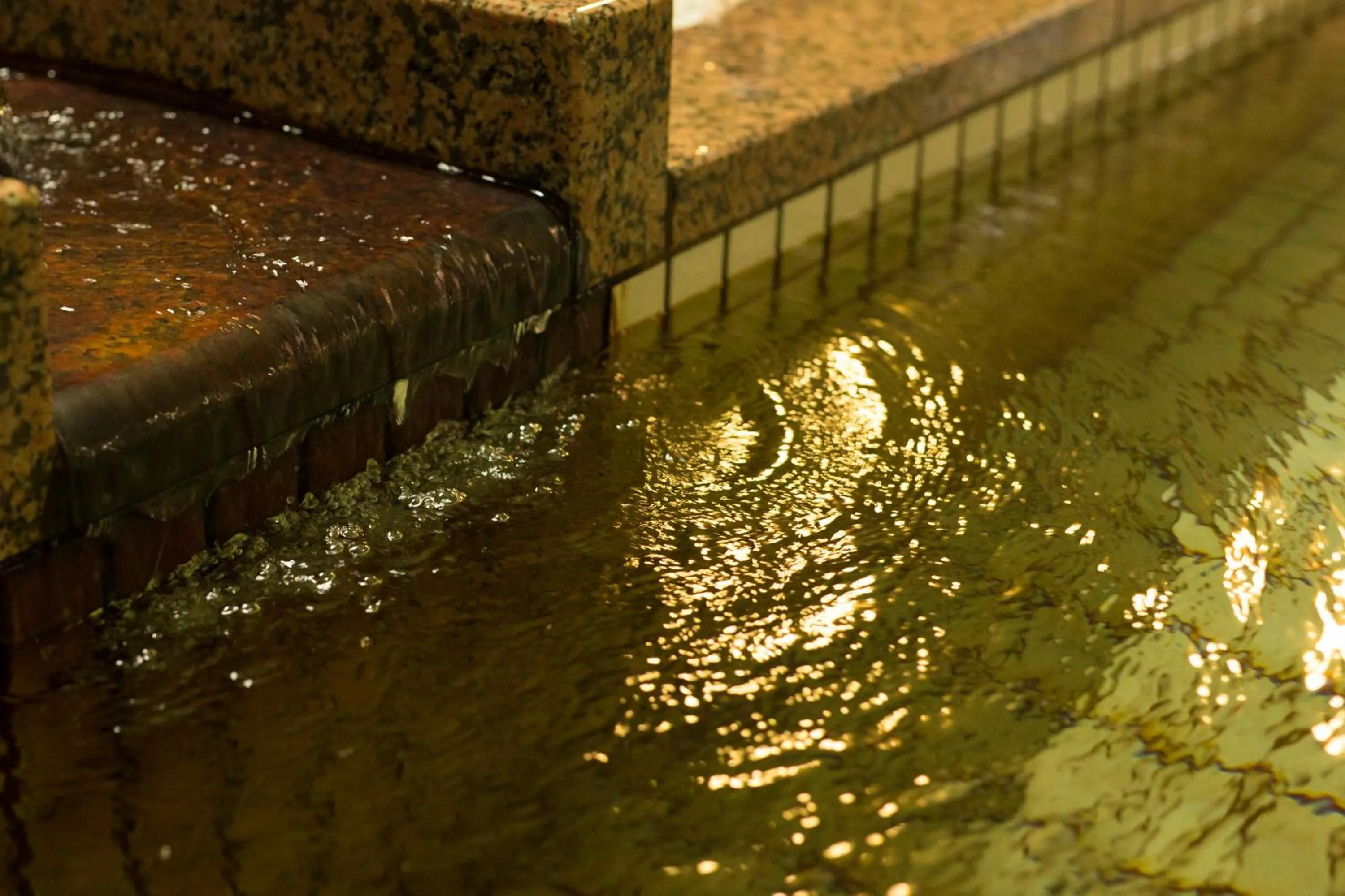 Hot Spring Bath in Hotel Green Hill Kagoshima