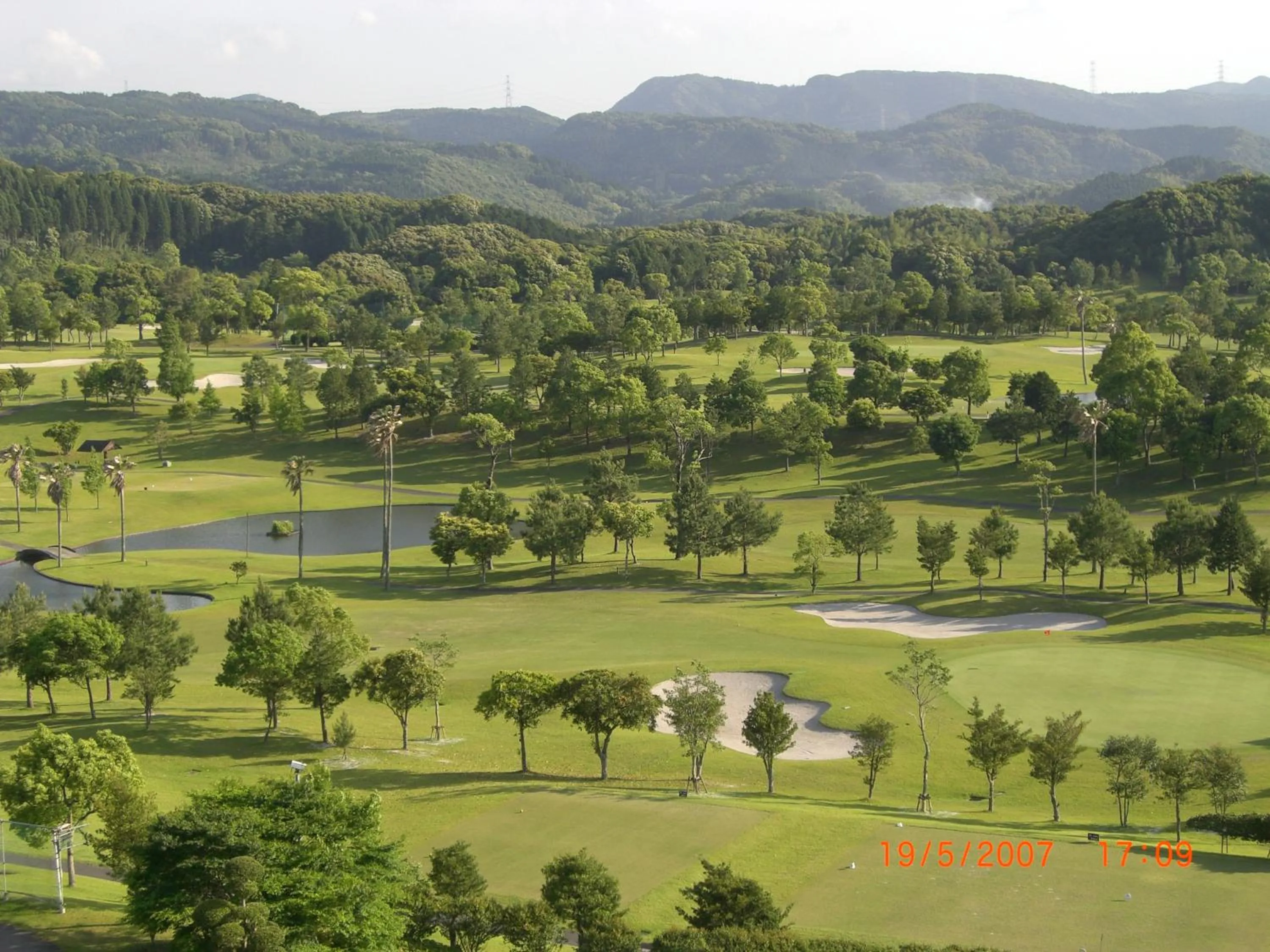 Golfcourse in Hotel Green Hill Kagoshima