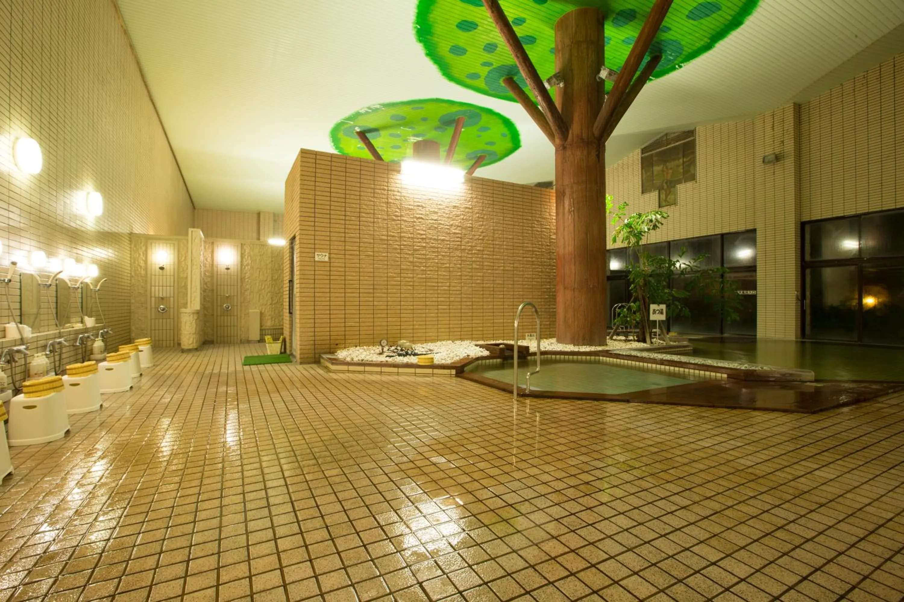 Hot Spring Bath in Hotel Green Hill Kagoshima