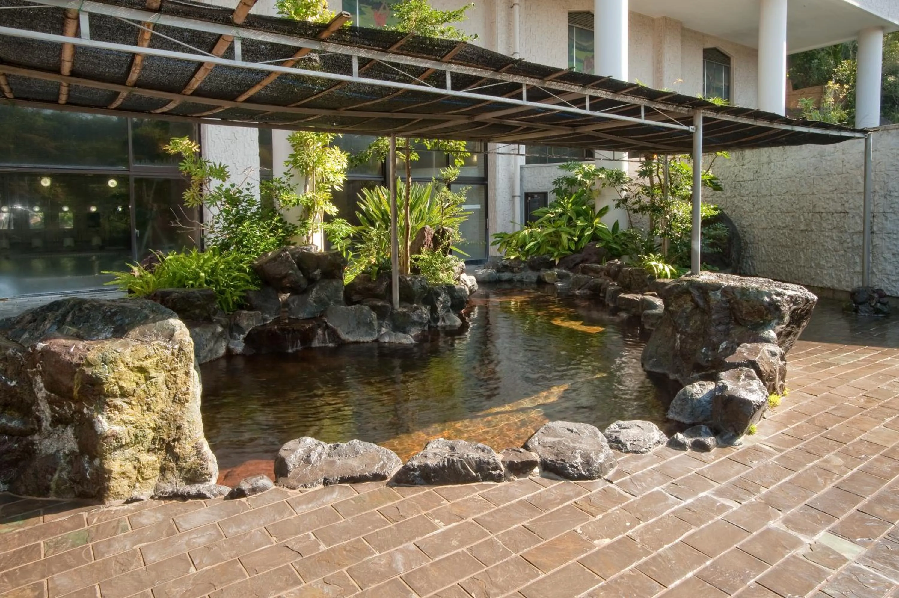 Hot Spring Bath in Hotel Green Hill Kagoshima