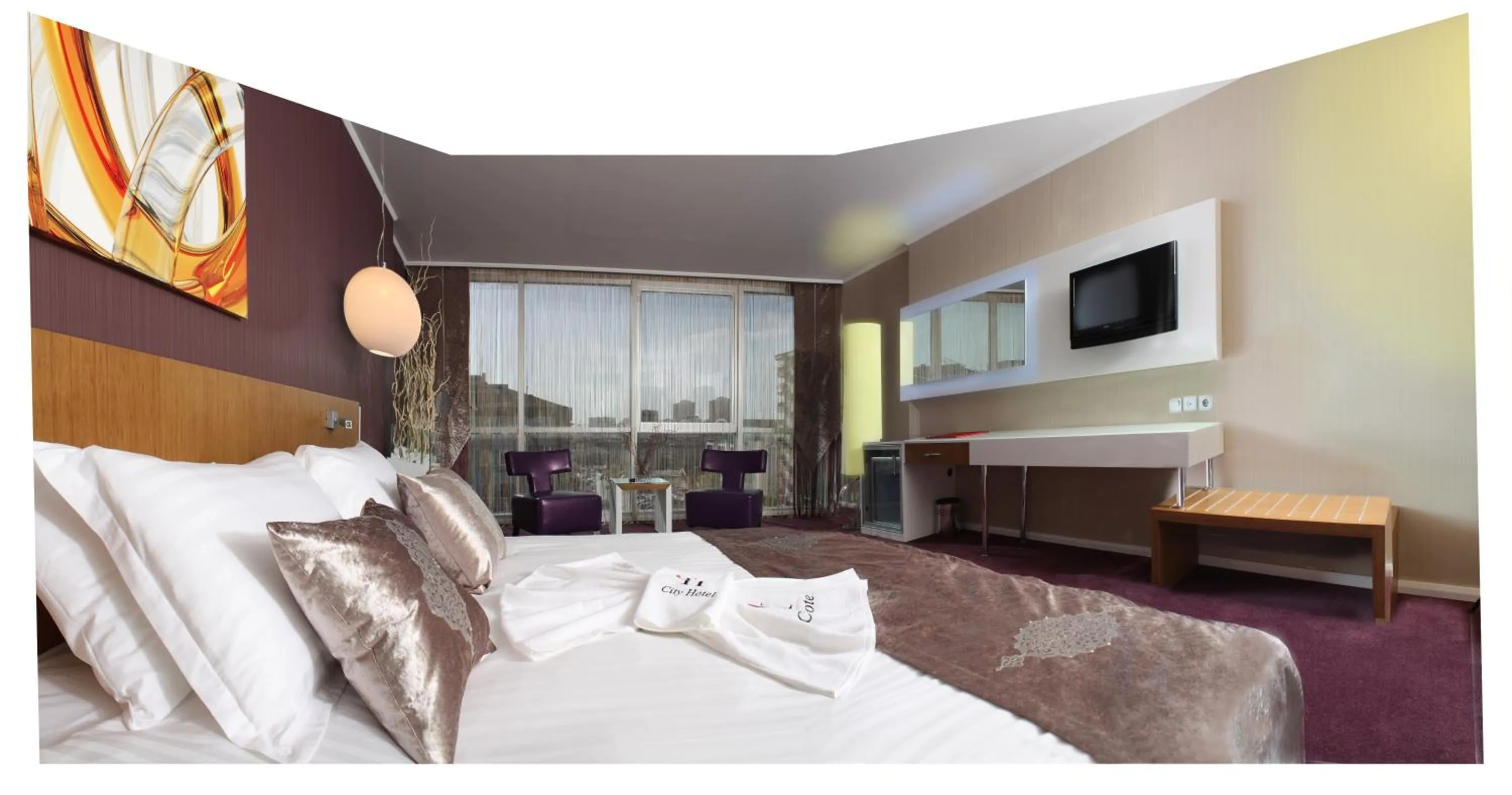 Bed in City Hotel Ankara