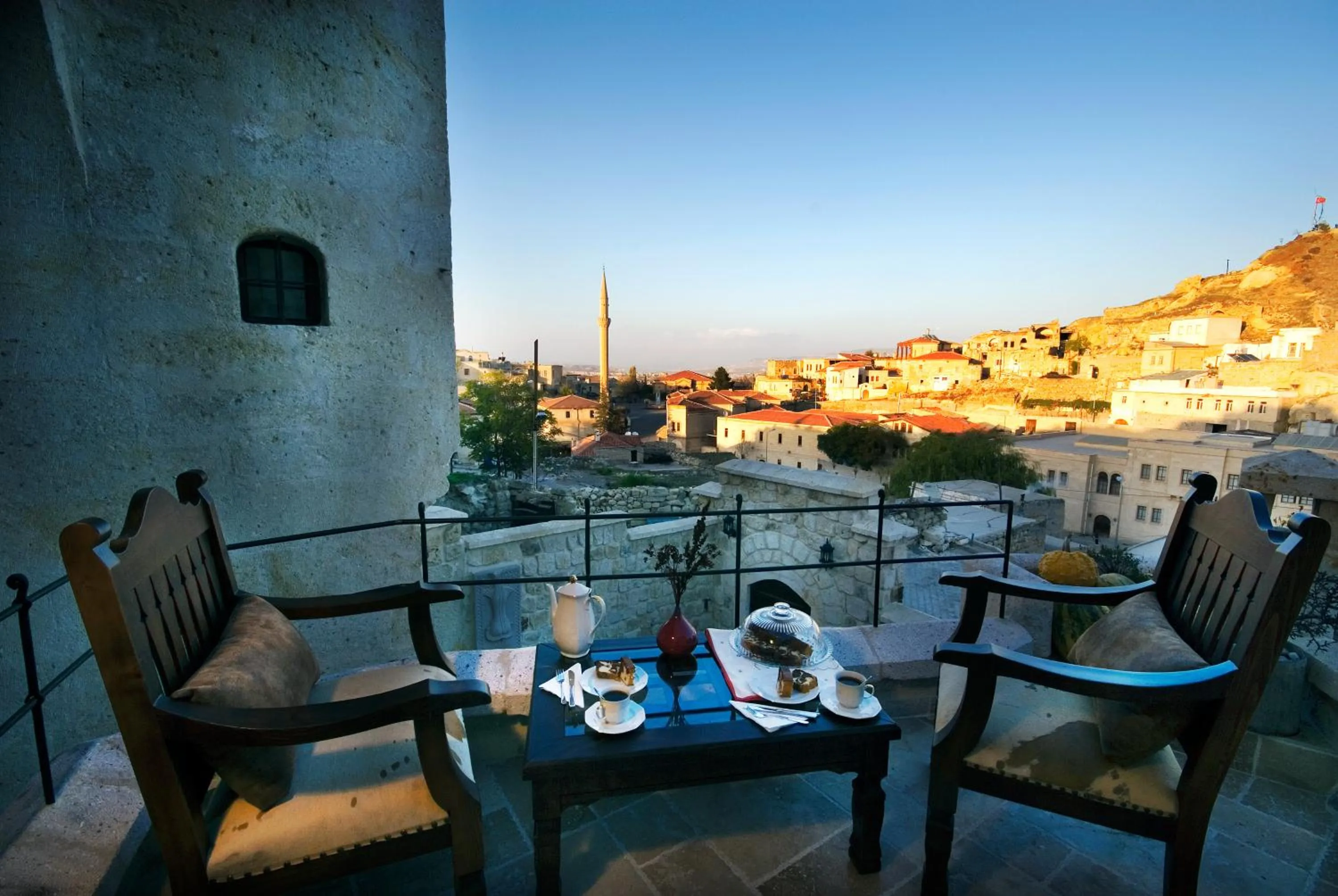 Balcony/Terrace in Cappadocia Perimasali Cave Hotel