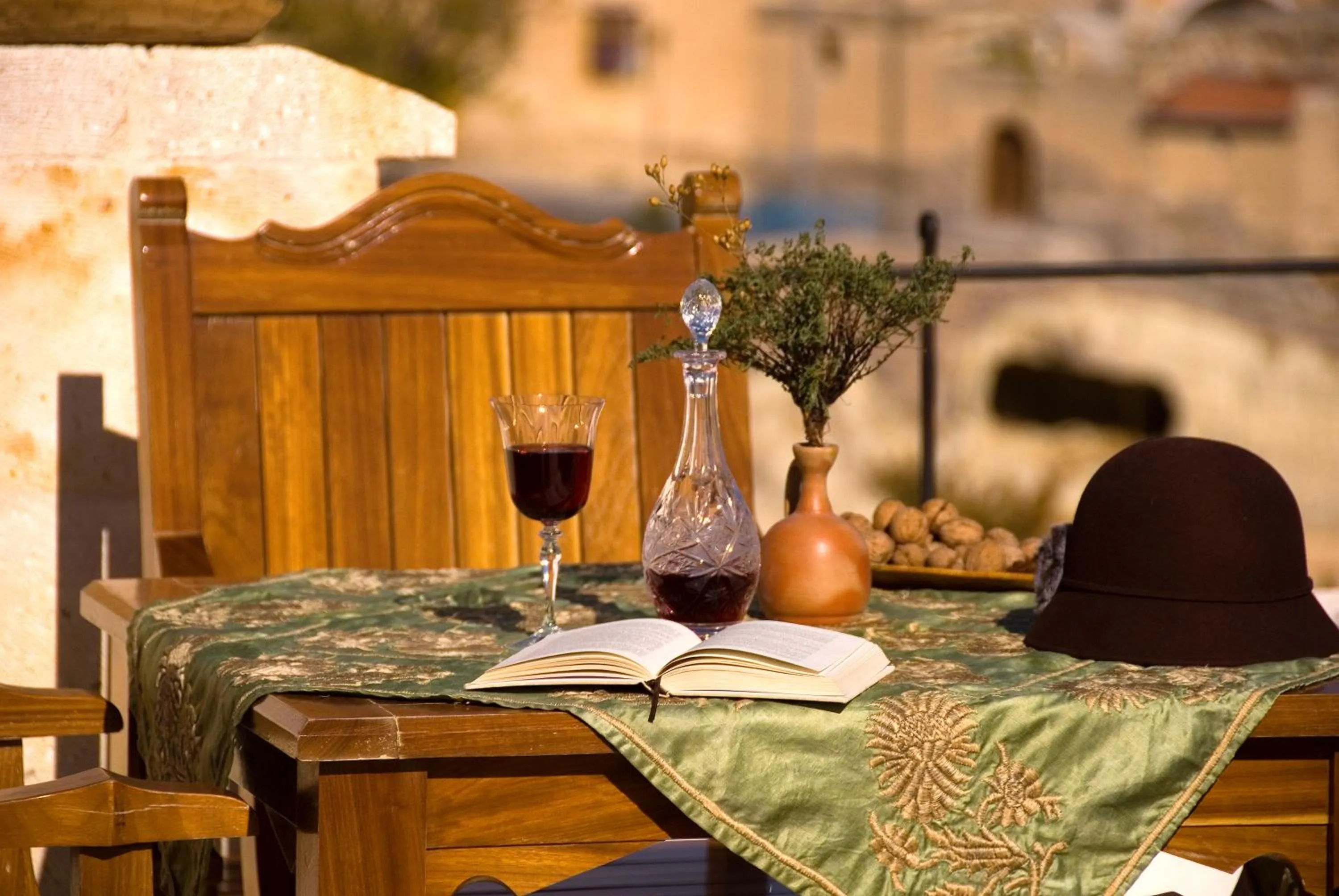 Balcony/Terrace in Cappadocia Perimasali Cave Hotel